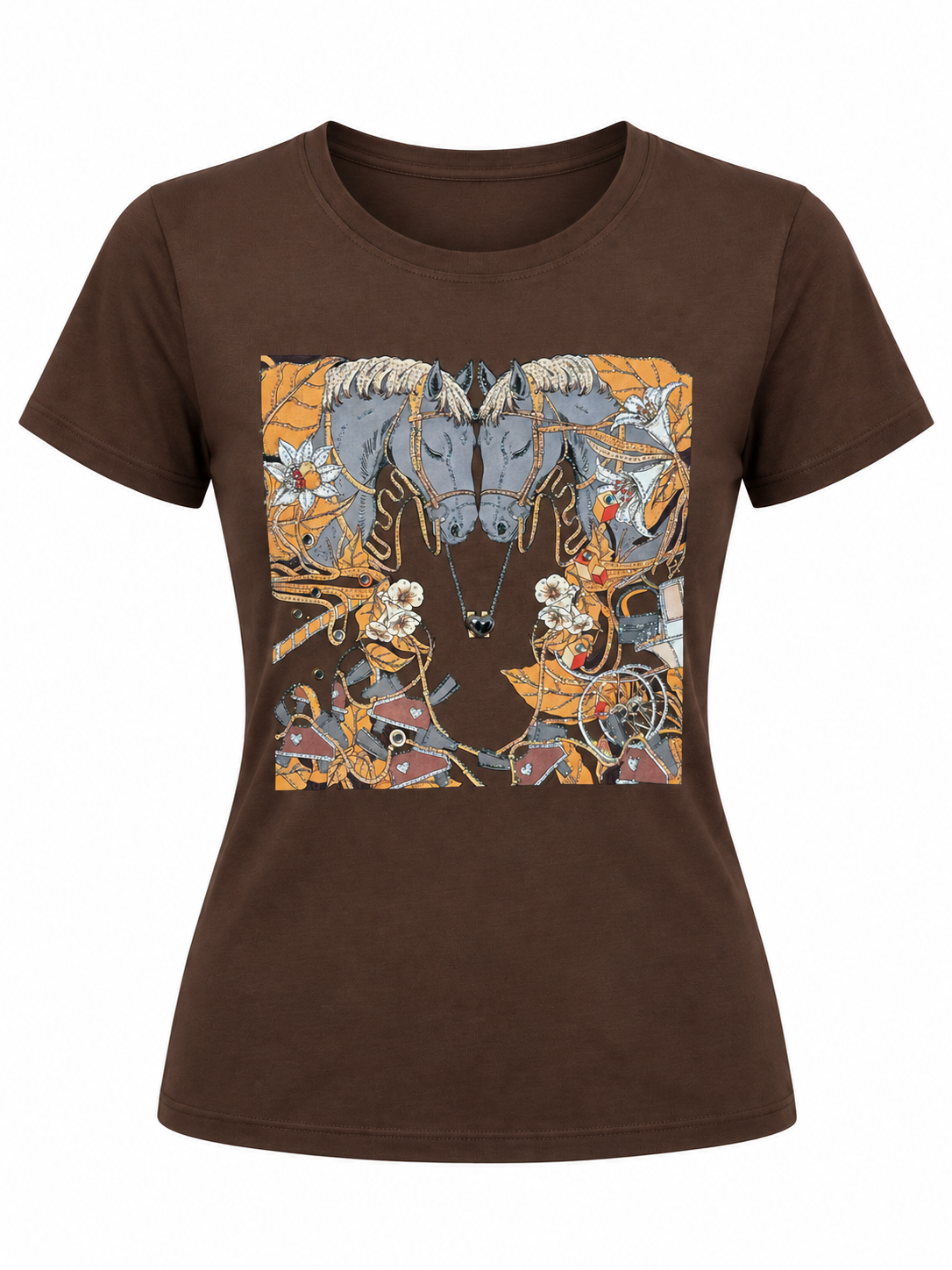 EQUESTRIAN CHARM GRAPHIC TEE