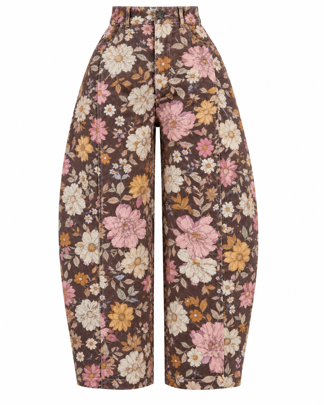 VINTAGE BLOOM BARREL PANTS PINK