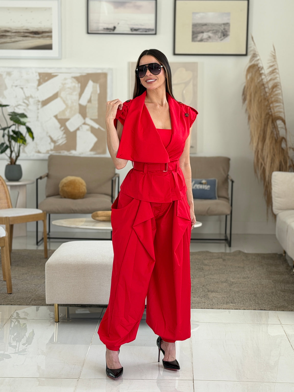 DONATELLA SET RED