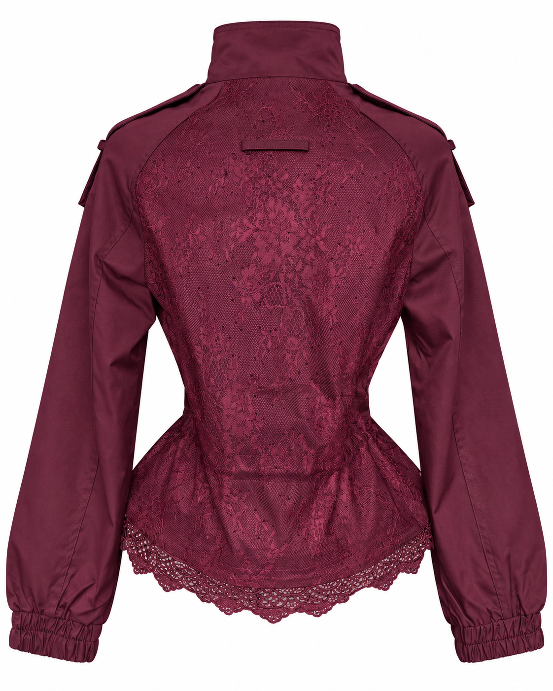 BORDEAUX LACE UTILITY JACKET