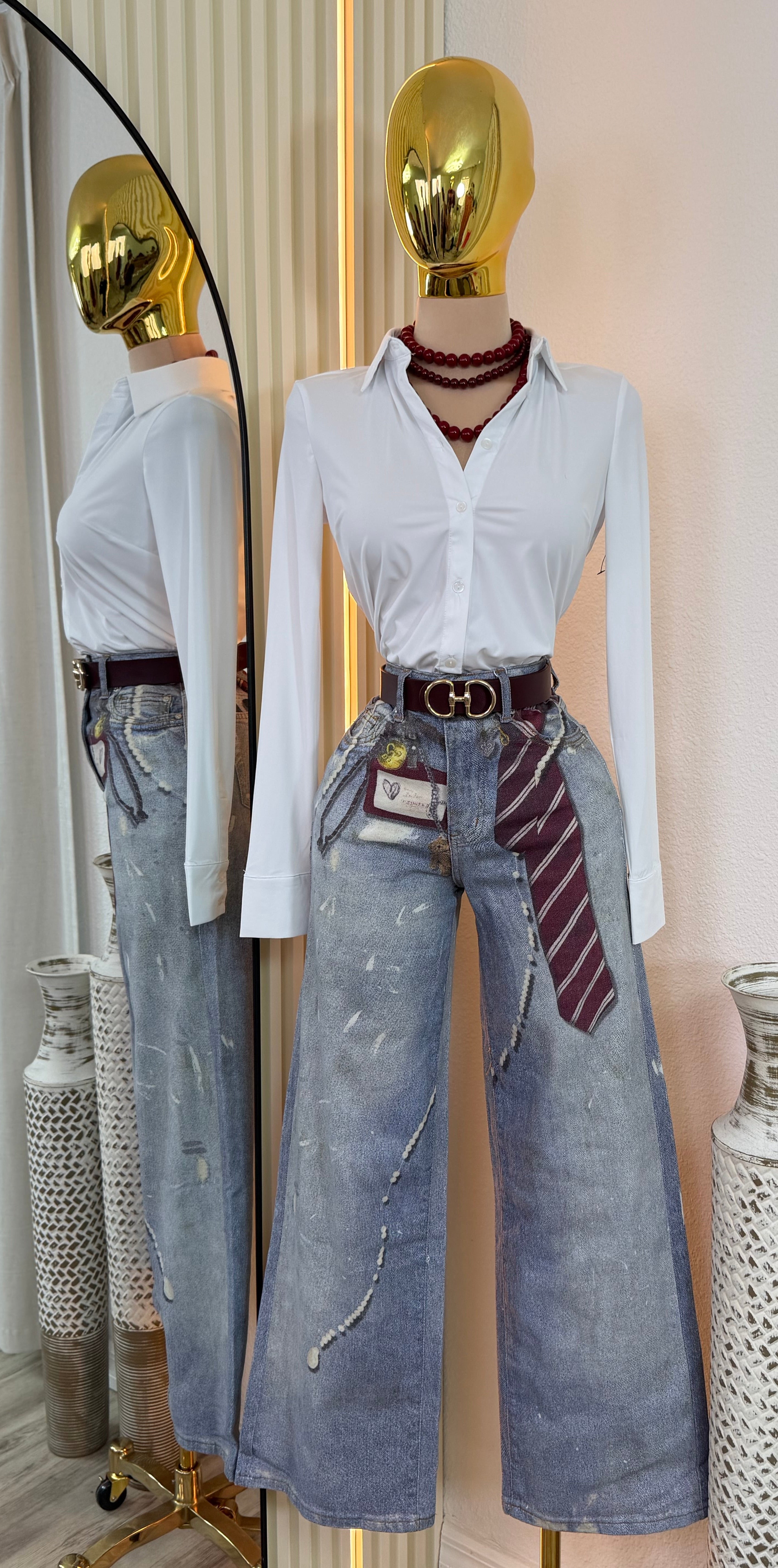 BROOKLYN WIDE LEG JEANS