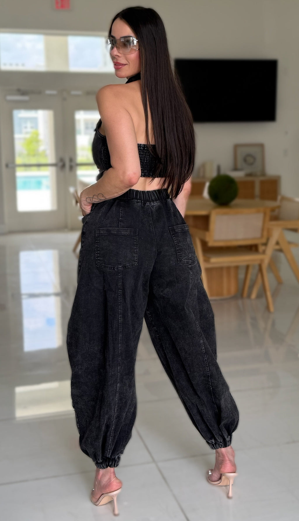 SAVANNAH DENIM JUMPSUIT
