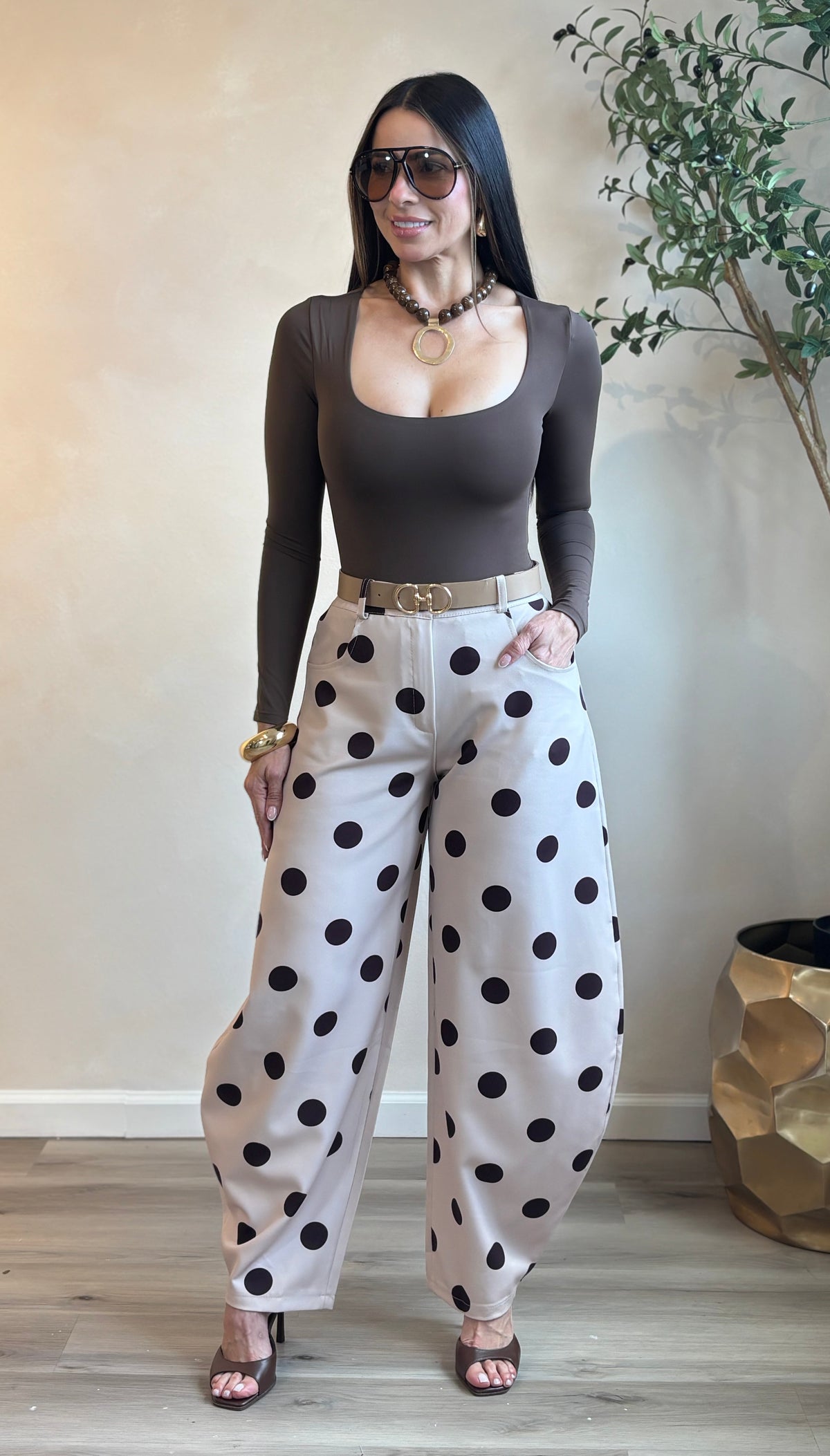 NADIA POLKA DOT PANTS