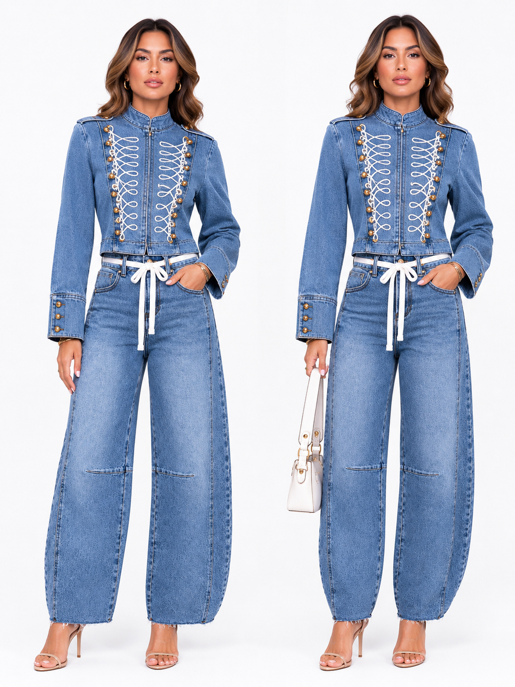 SAVANNAH MILITARY DENIM JACKET