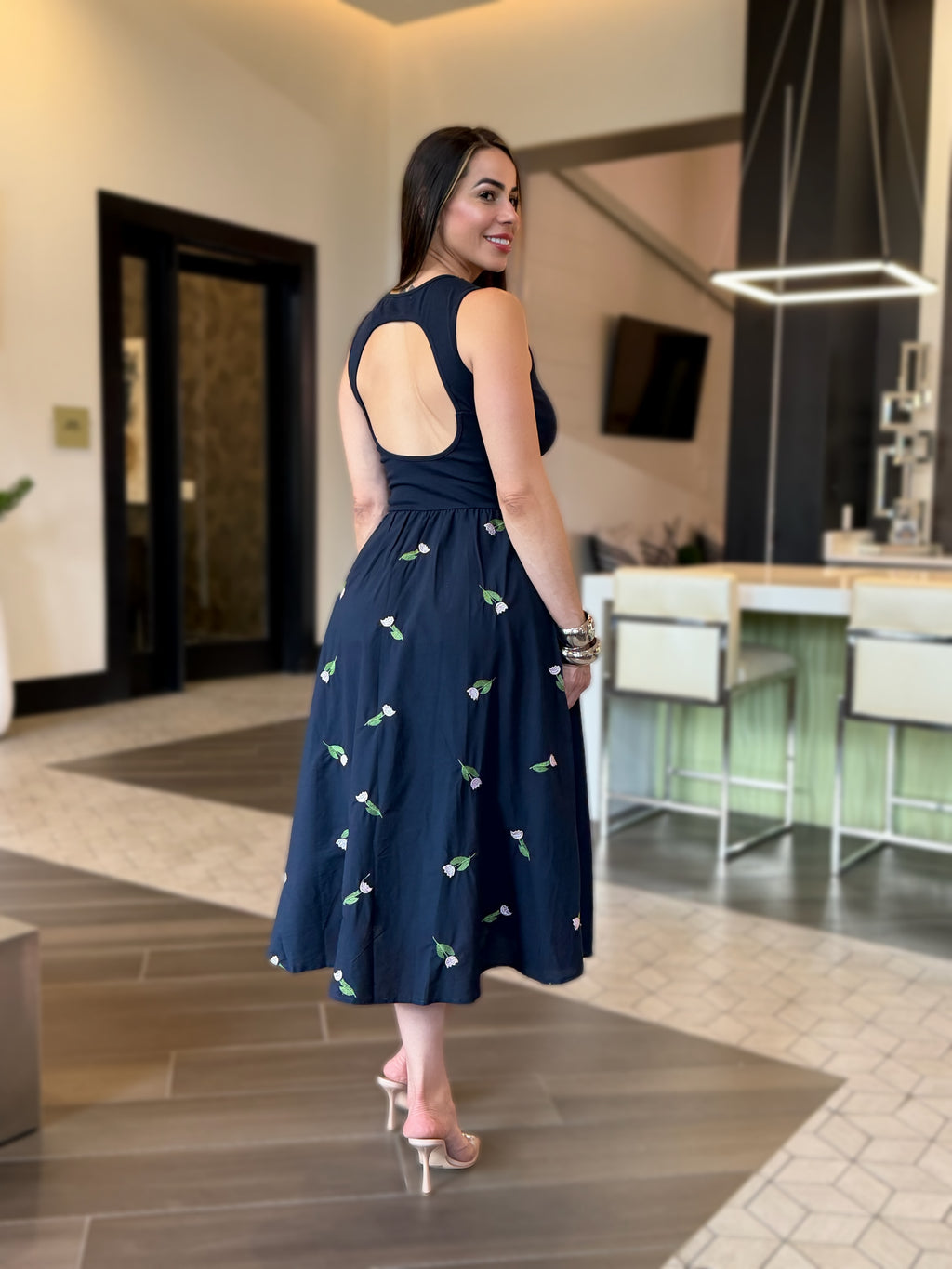 EMILIA MIDI DRESS