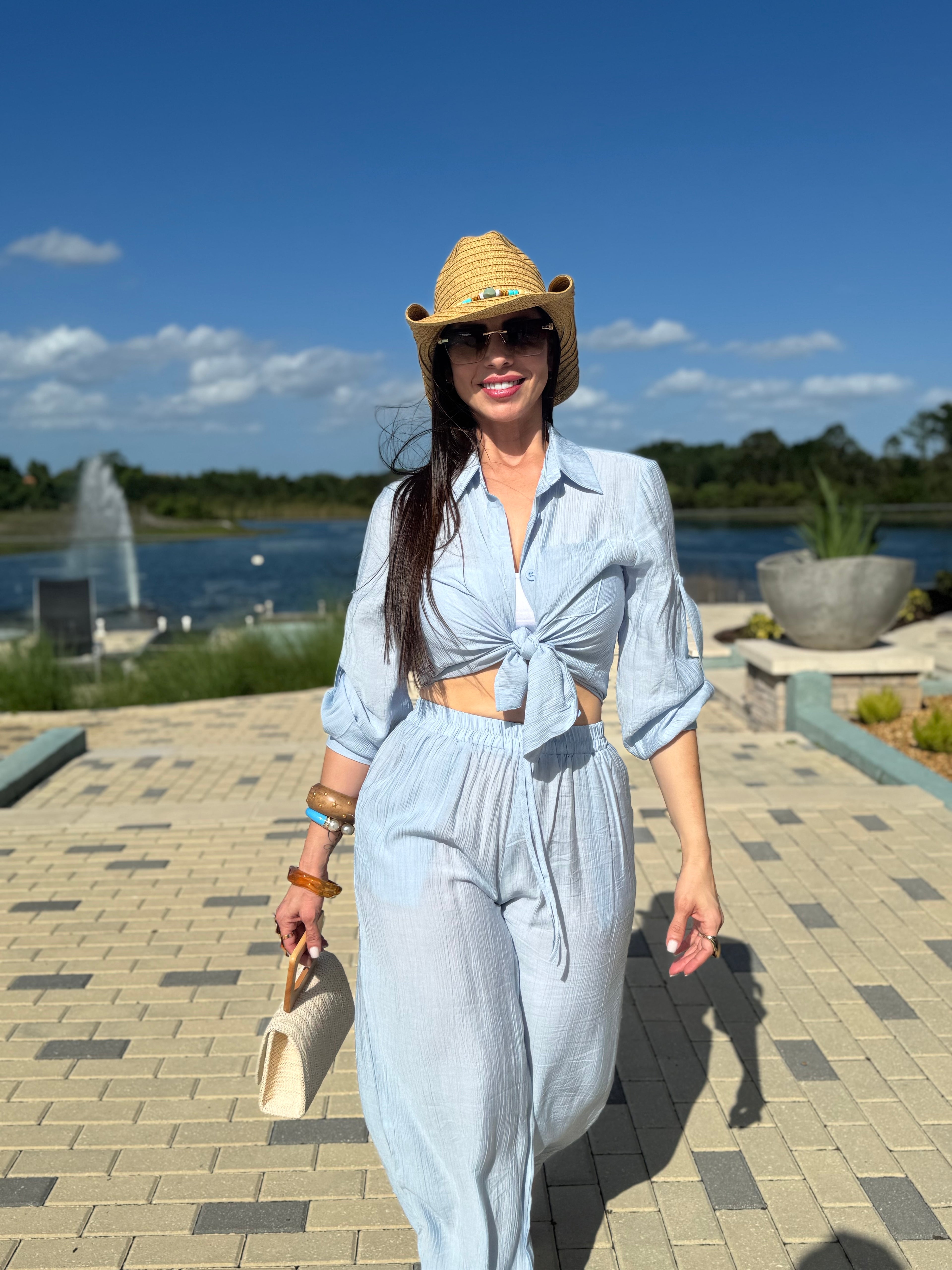 SOLENE SET - BLUE