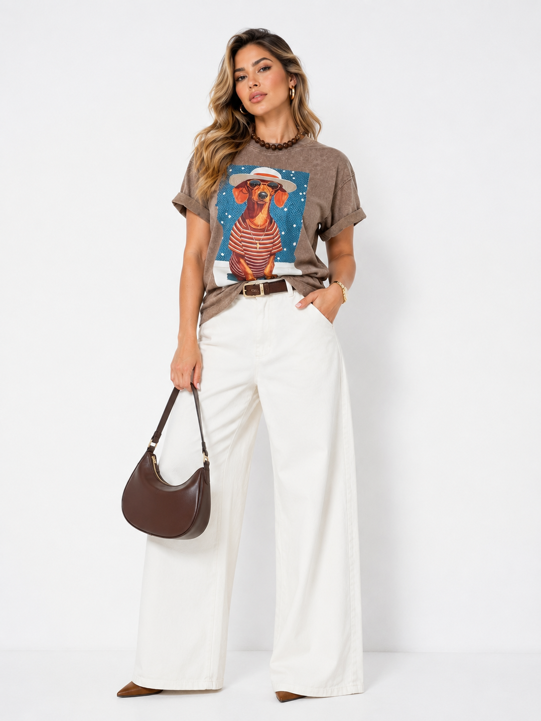 AMARA BARREL PANTS IVORY
