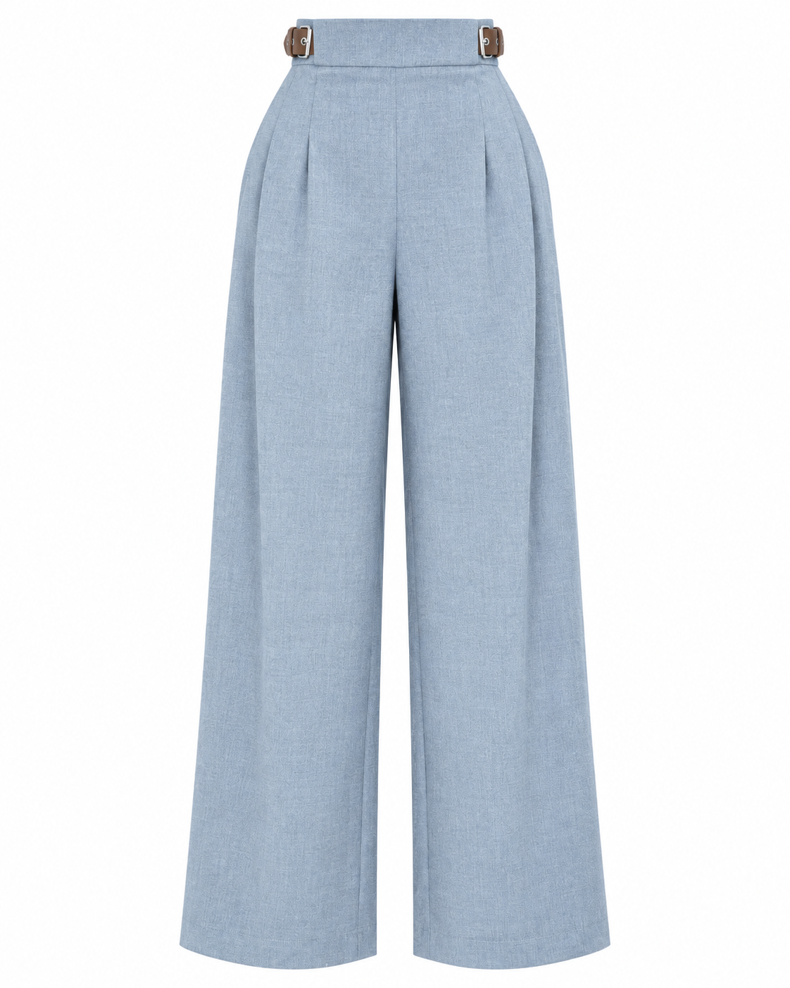 CAMBRIDGE BELTED WIDE LEG PANTS