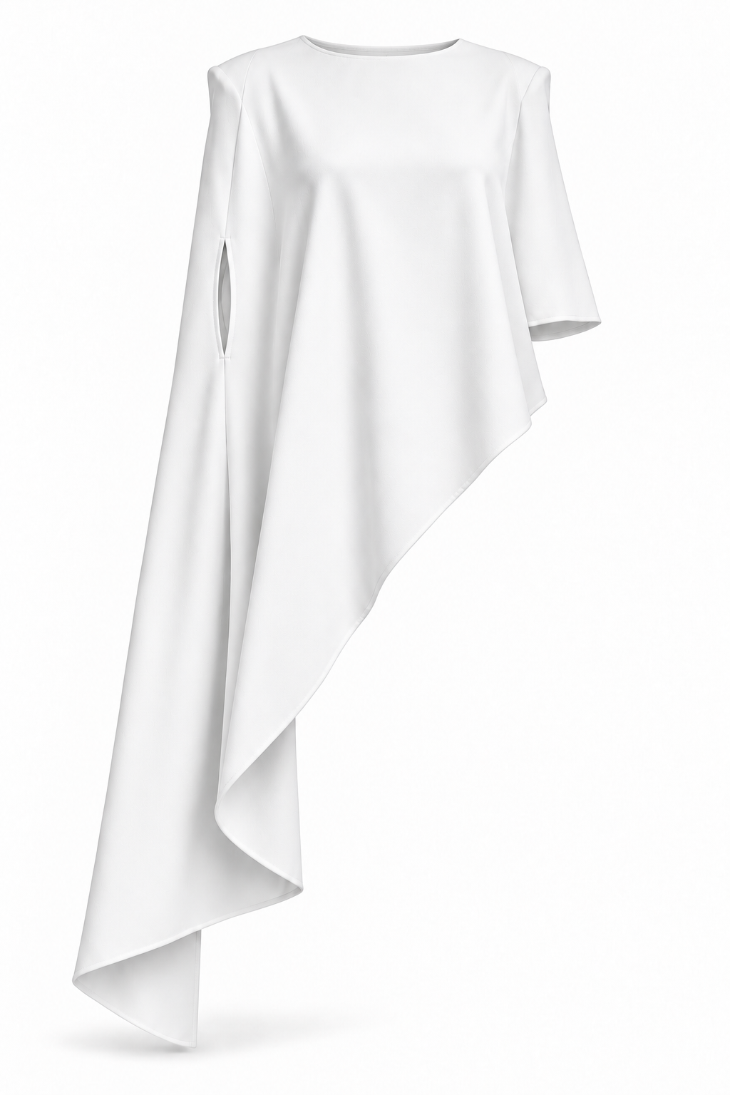 ÉLITE DRAPE ASYMMETRIC TOP