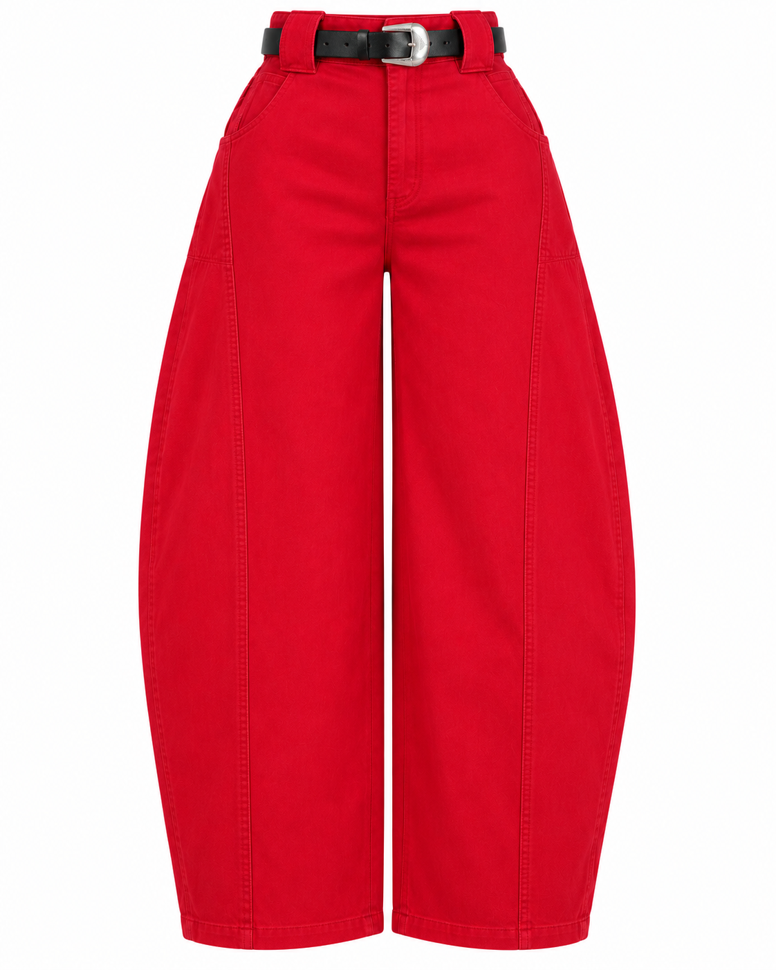 BLAIR BARREL PANTS - CHERRY