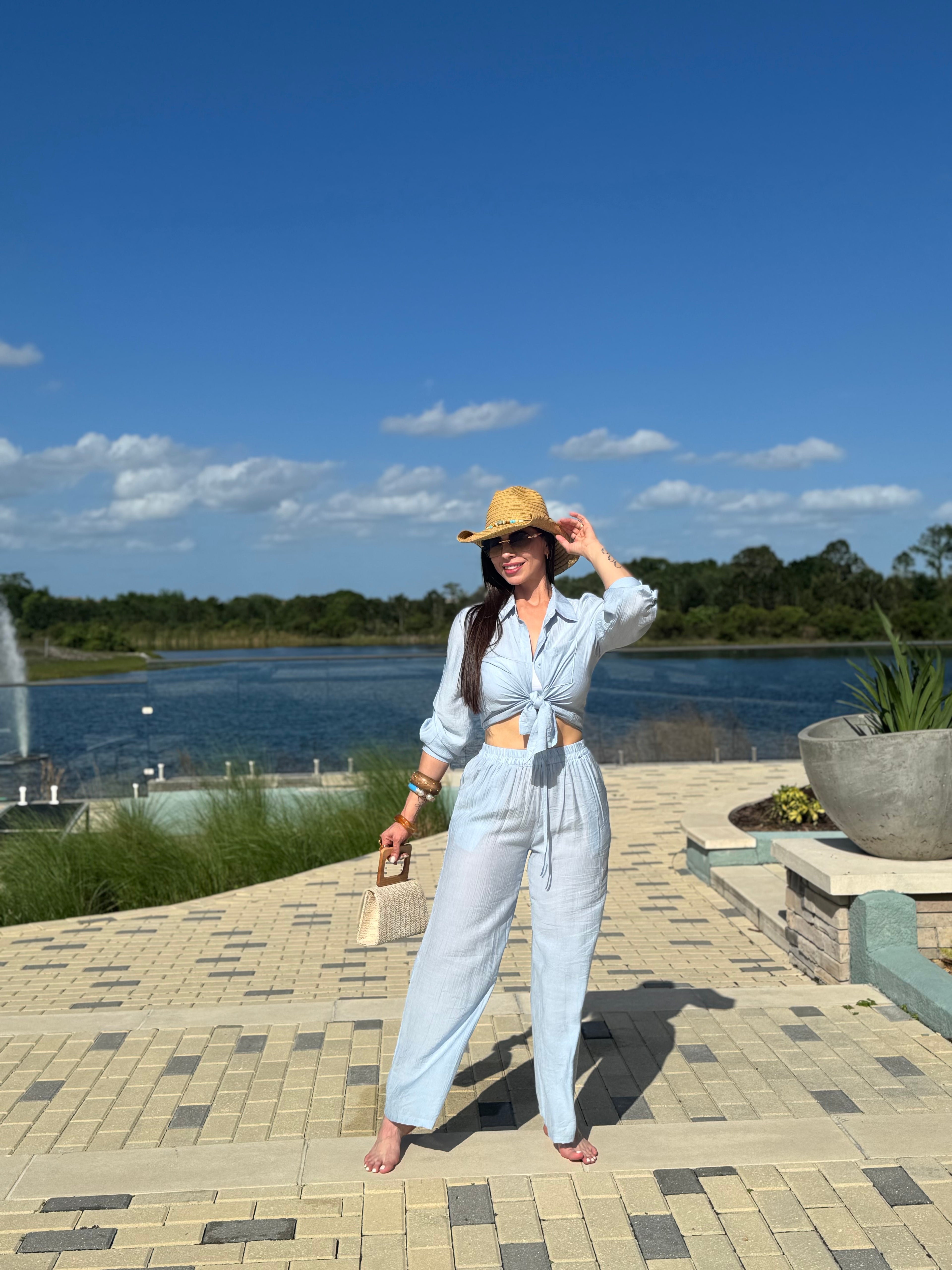 SOLENE SET - BLUE