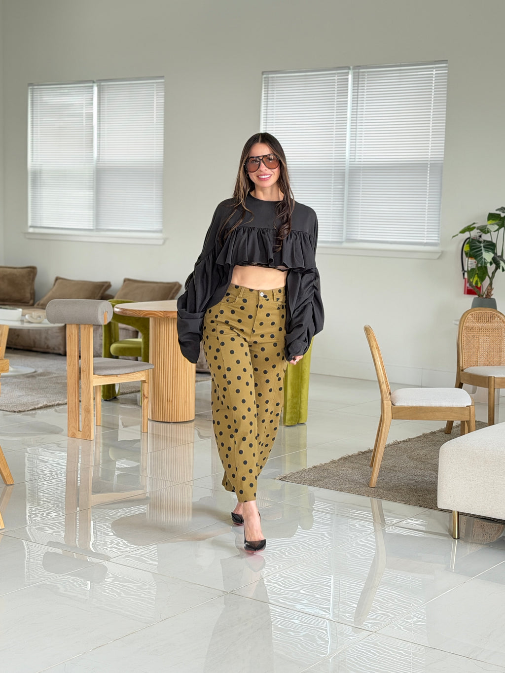 SIENNA POLKA DOT PANTS