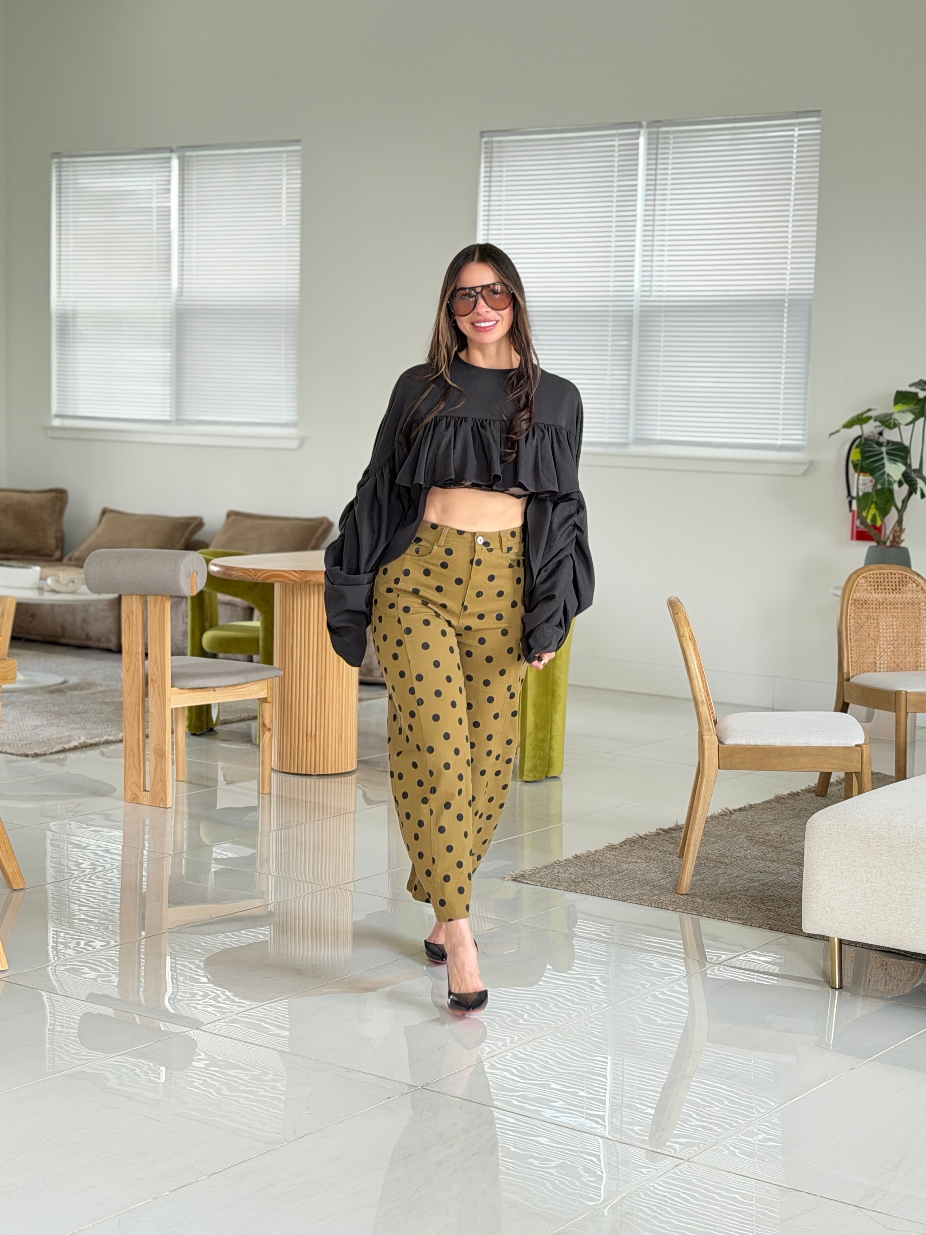 SIENNA POLKA DOT PANTS