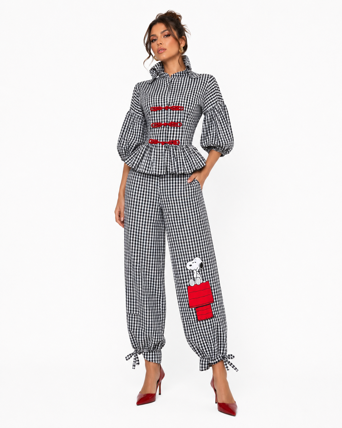 PARIS GINGHAM STATEMENT SET