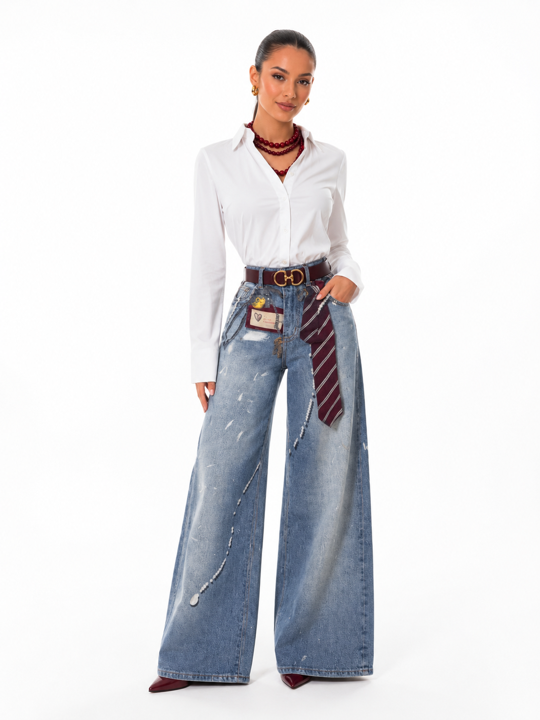 BROOKLYN WIDE LEG JEANS