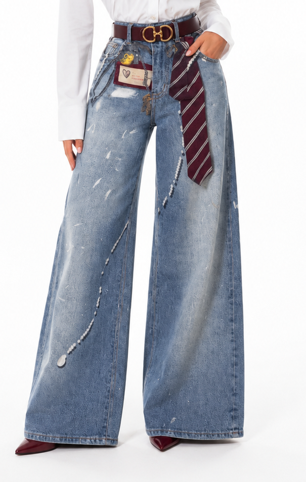 BROOKLYN WIDE LEG JEANS