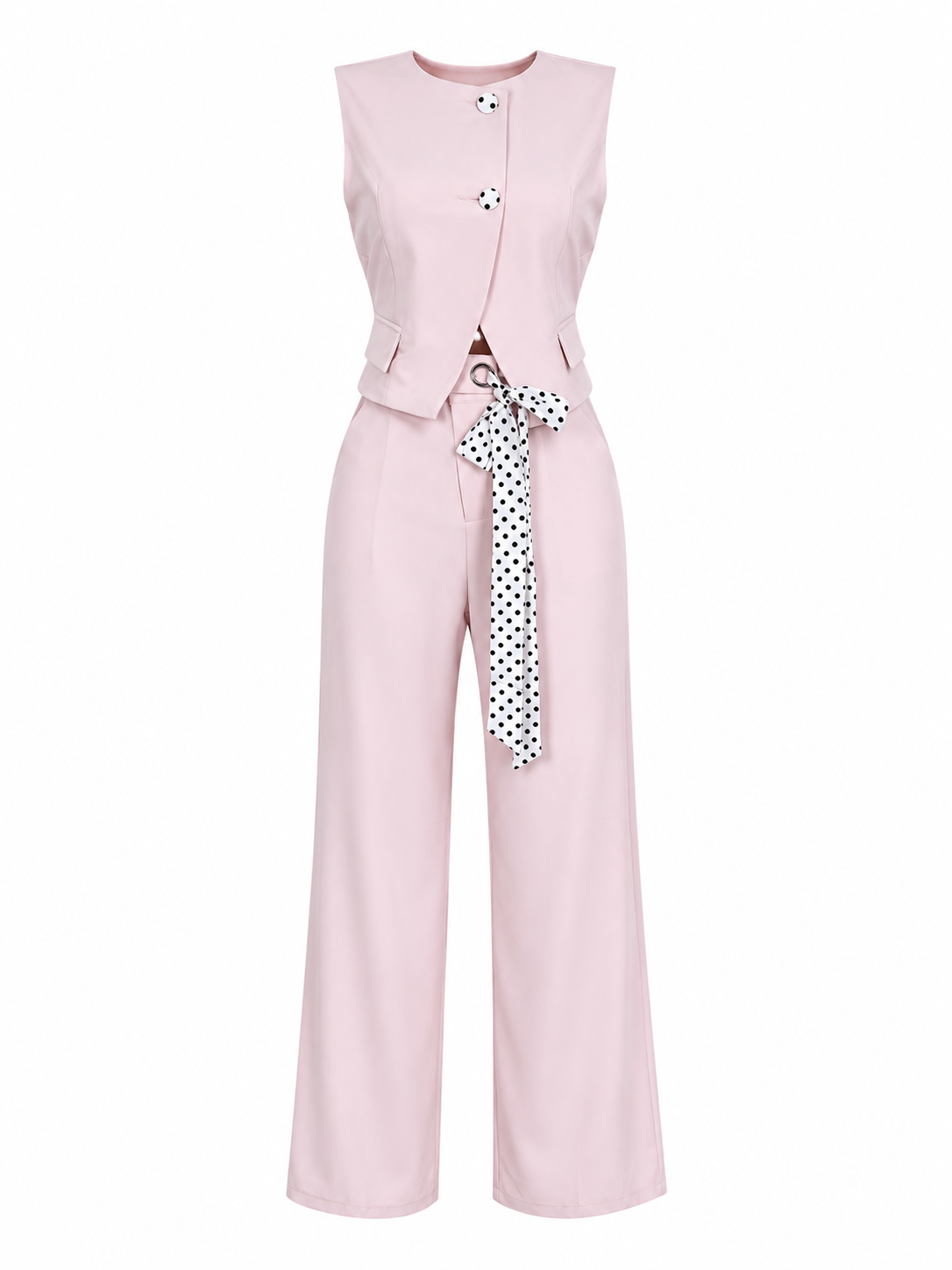AMELIA POLKA DOT DETAIL SET