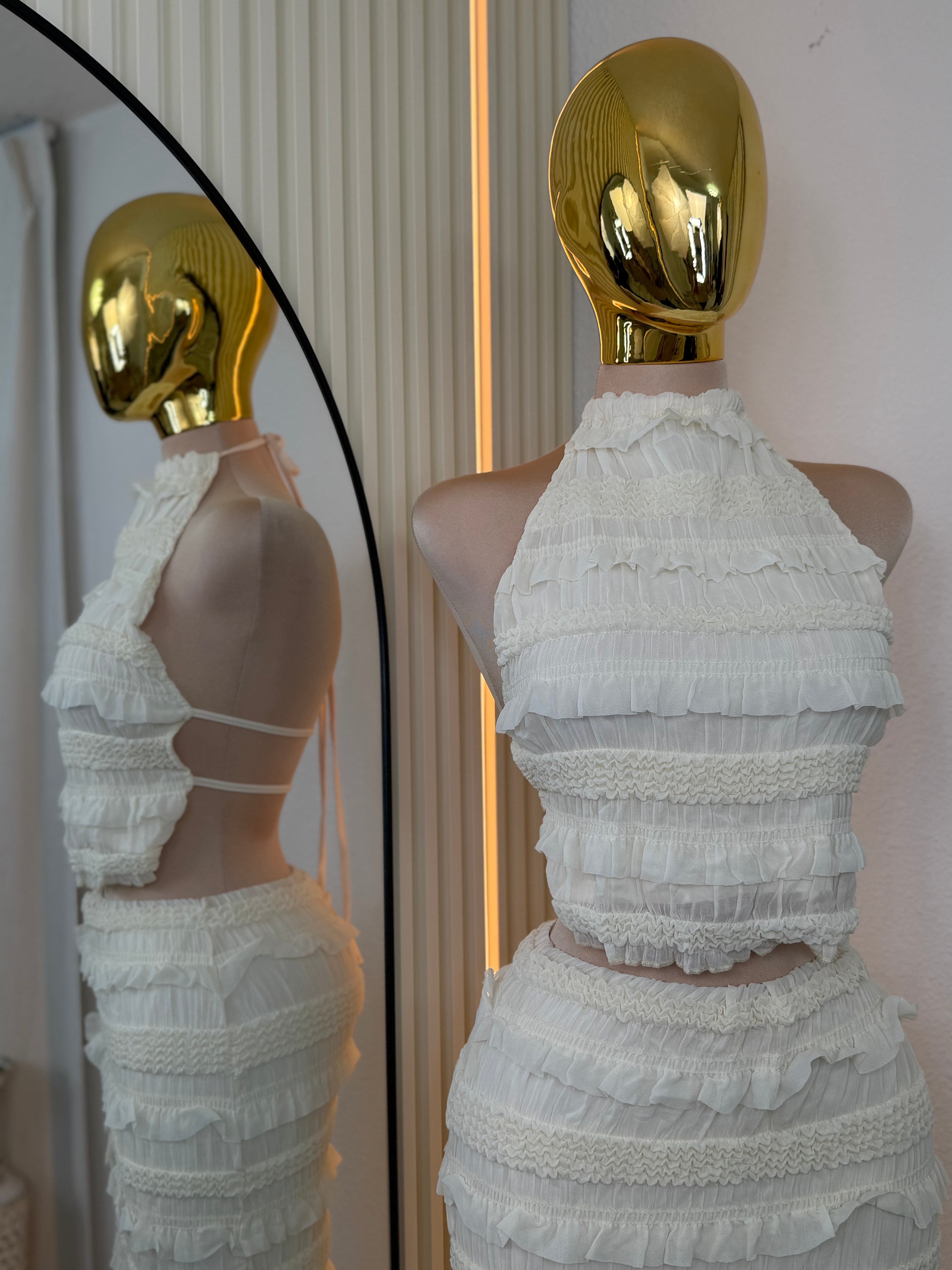 NARELLE TEXTURED SET - Ivory