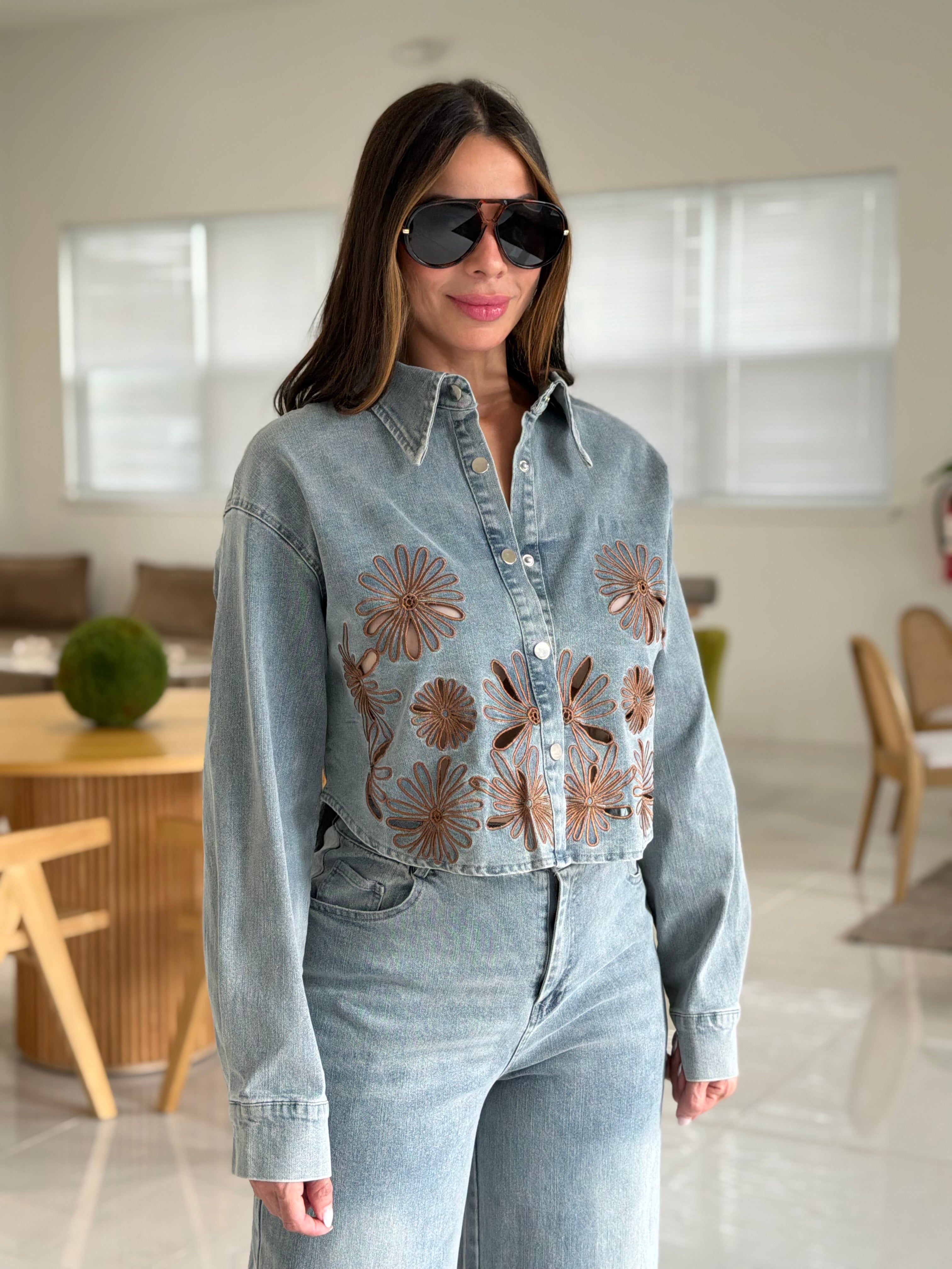 DAHLIA DENIM SET – LIGHT WASH