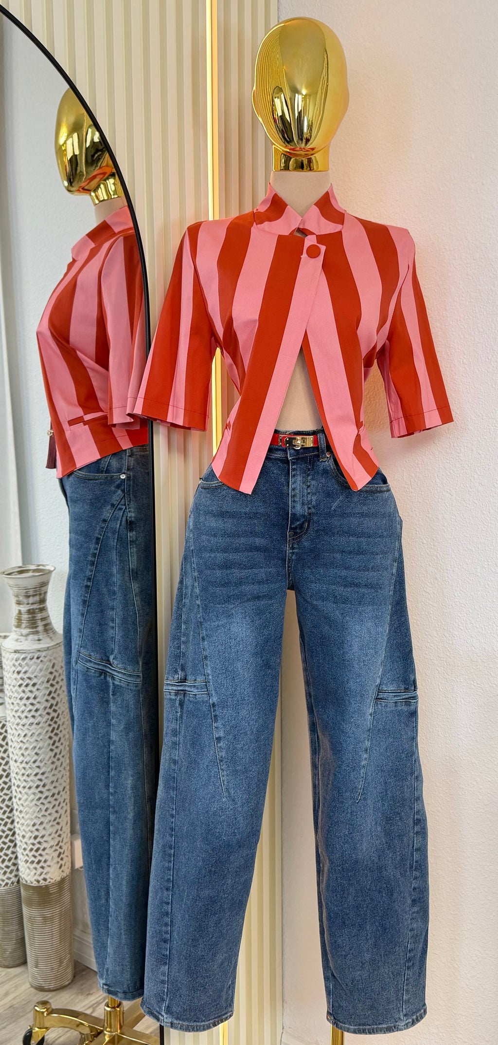 SCARLETT STRIPE ITALIAN JACKET