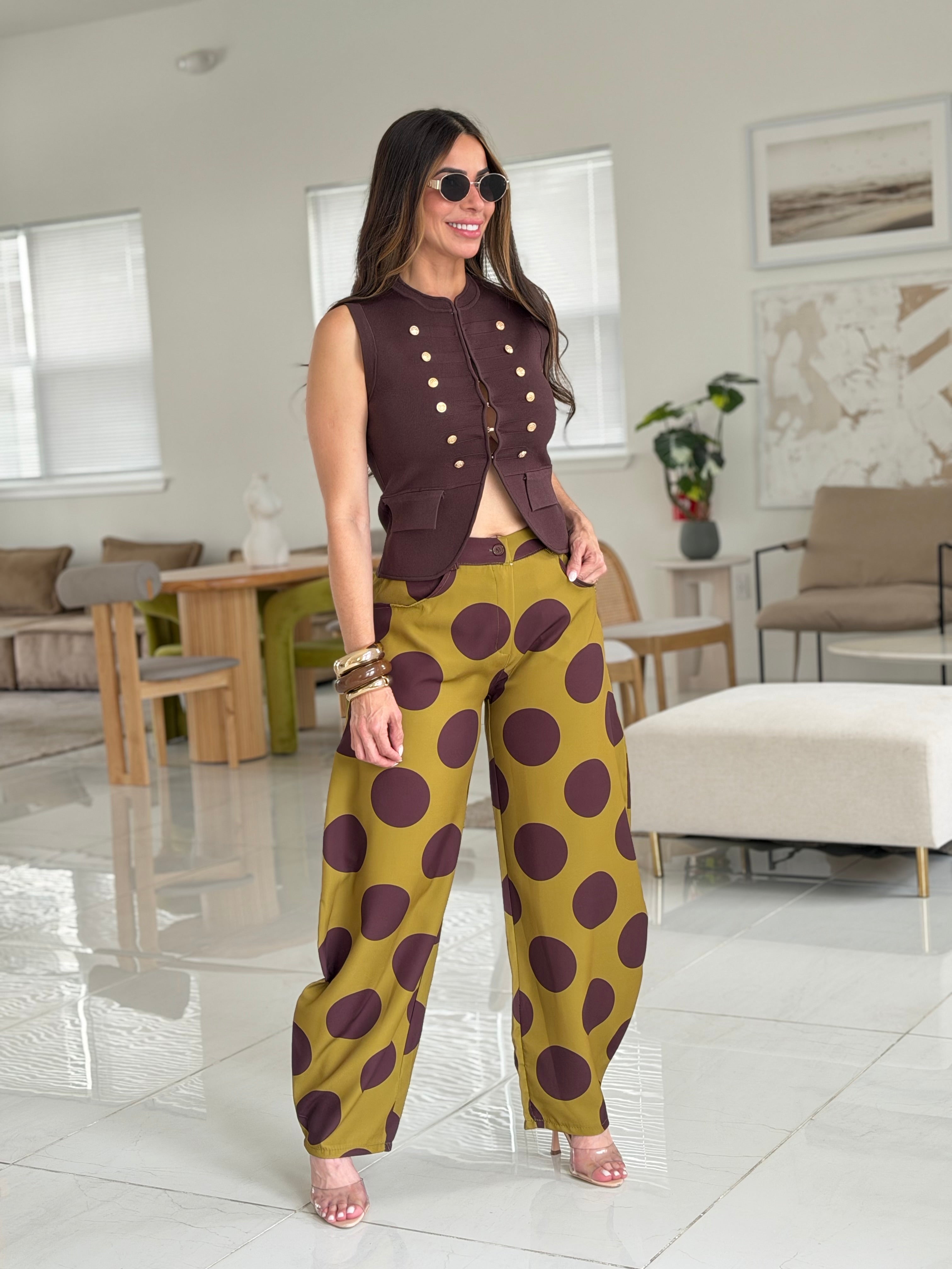 LUCIANA POLKA PANTS