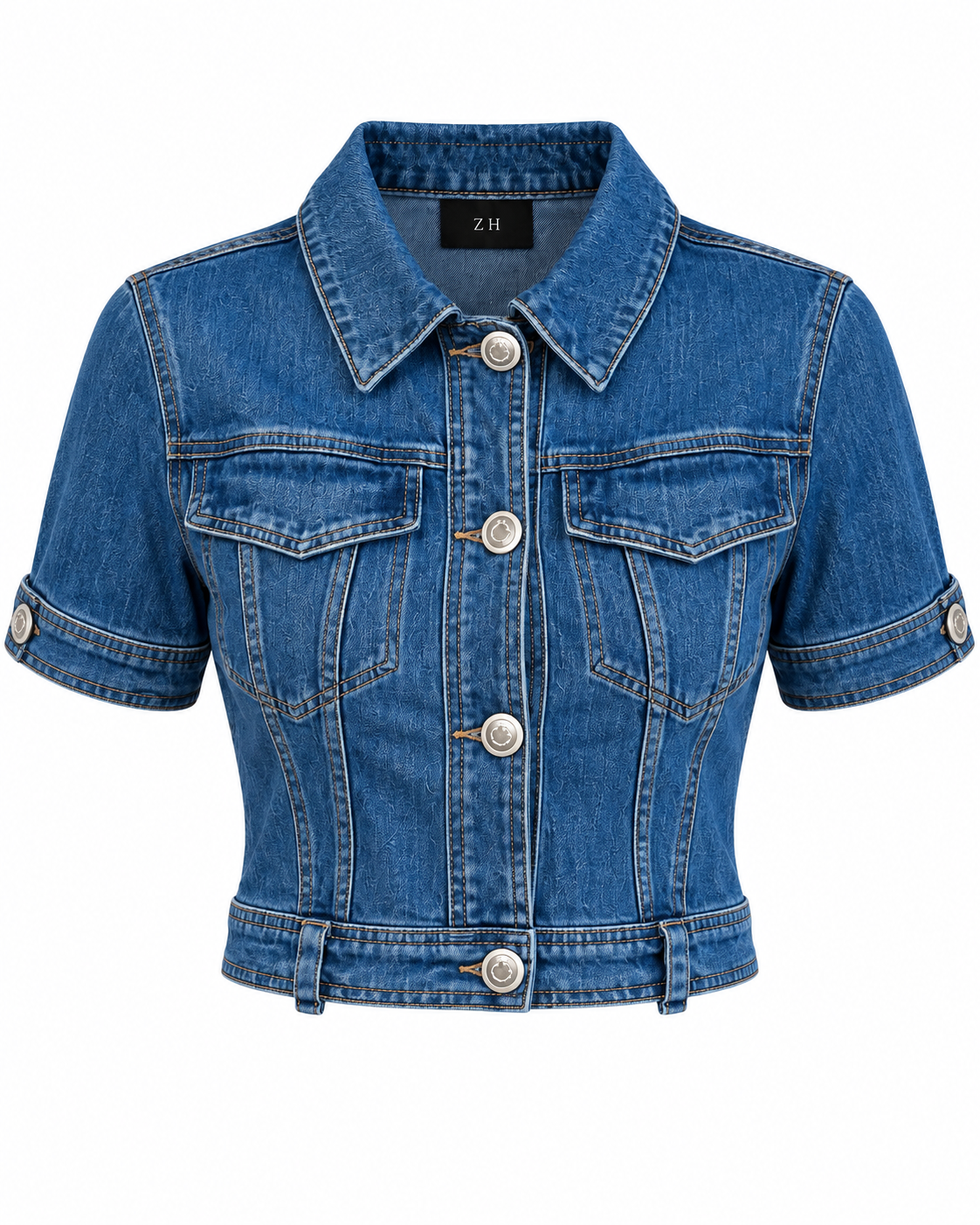 MARIELLE BOW DENIM JACKET