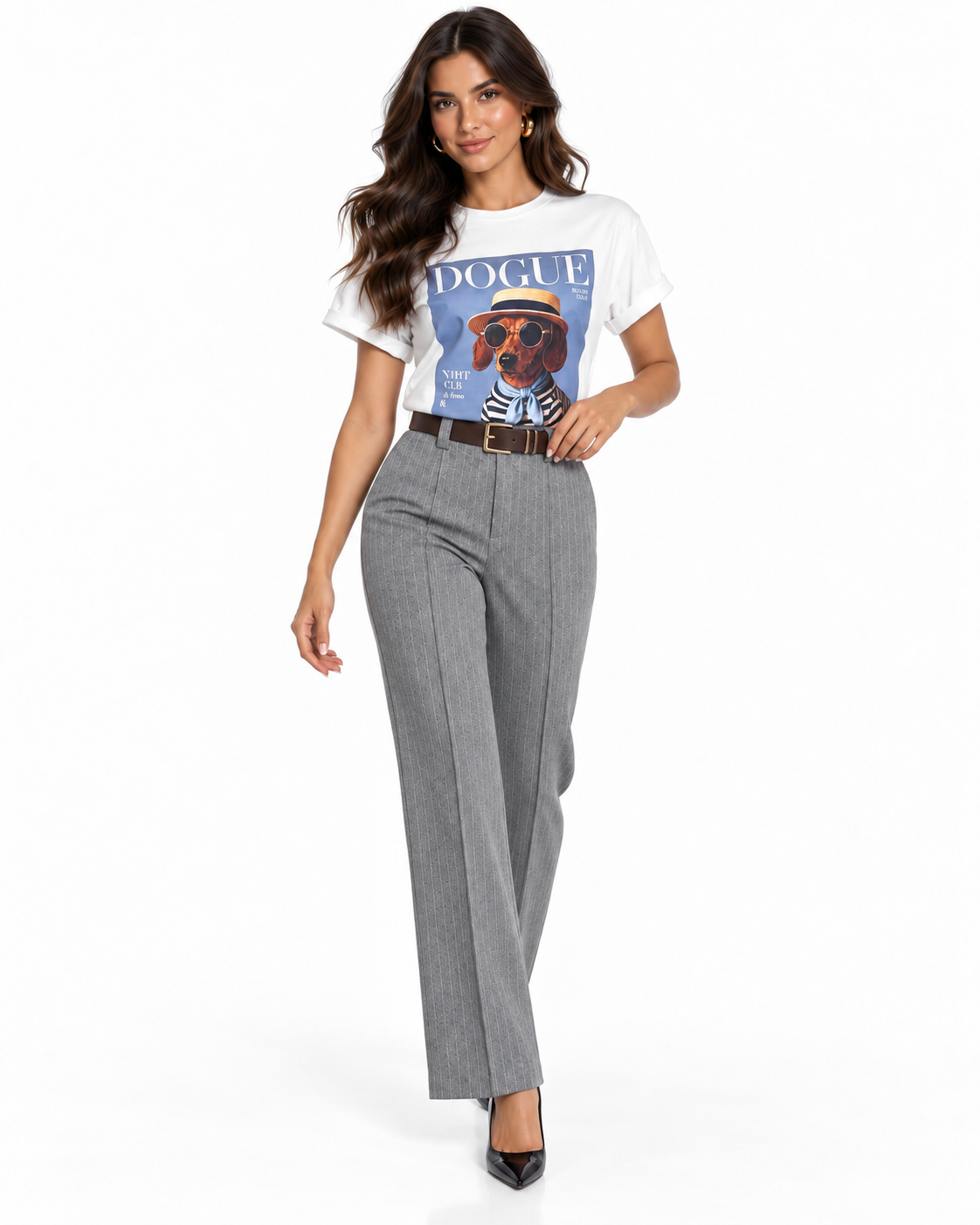 SLOANE PINSTRIPE PANTS