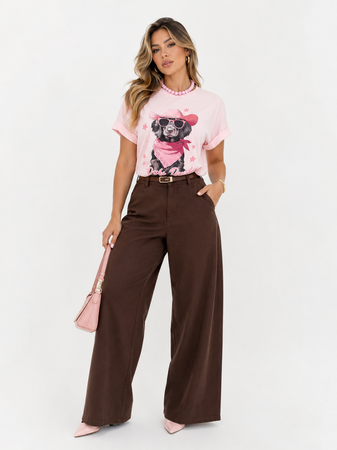 SIENNA BARREL PANTS CHOCOLATE