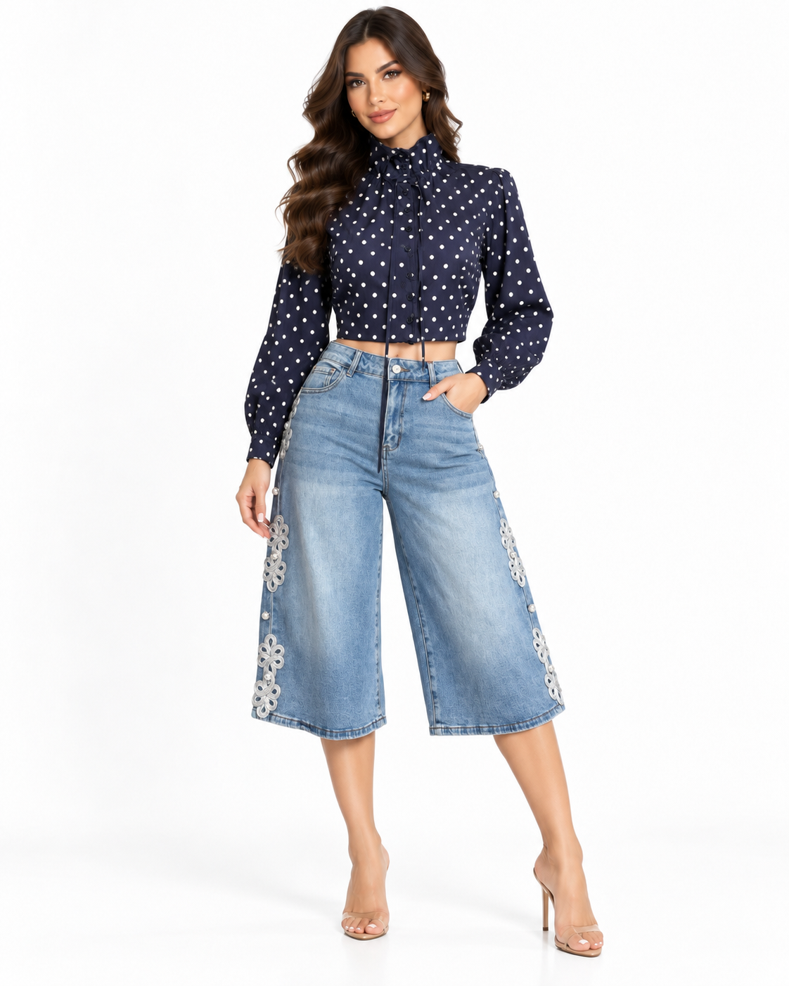 MARIELLA POLKA DOT BLOUSE