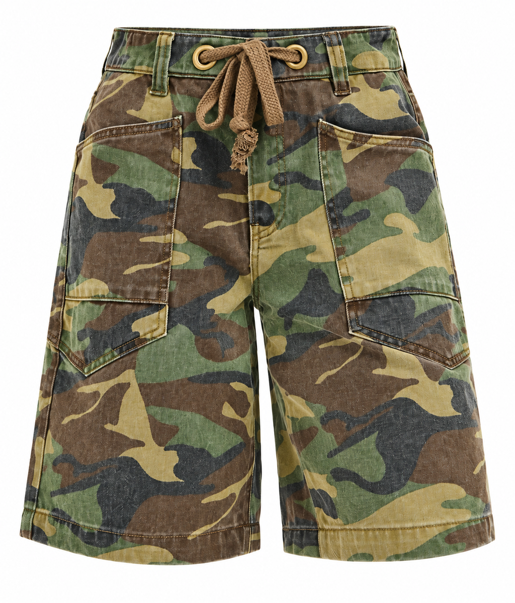 WILD STREET CAMO CARGO SHORTS