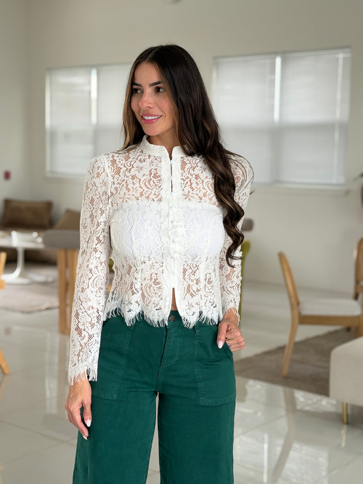 LACE ROMANCE BLOUSE