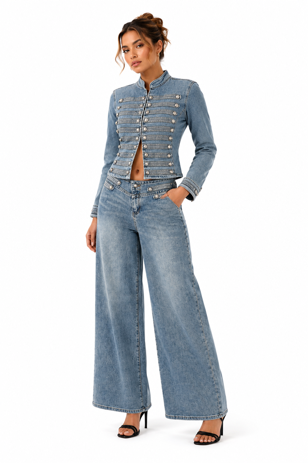 AMÉLIE NAPOLEON DENIM SET