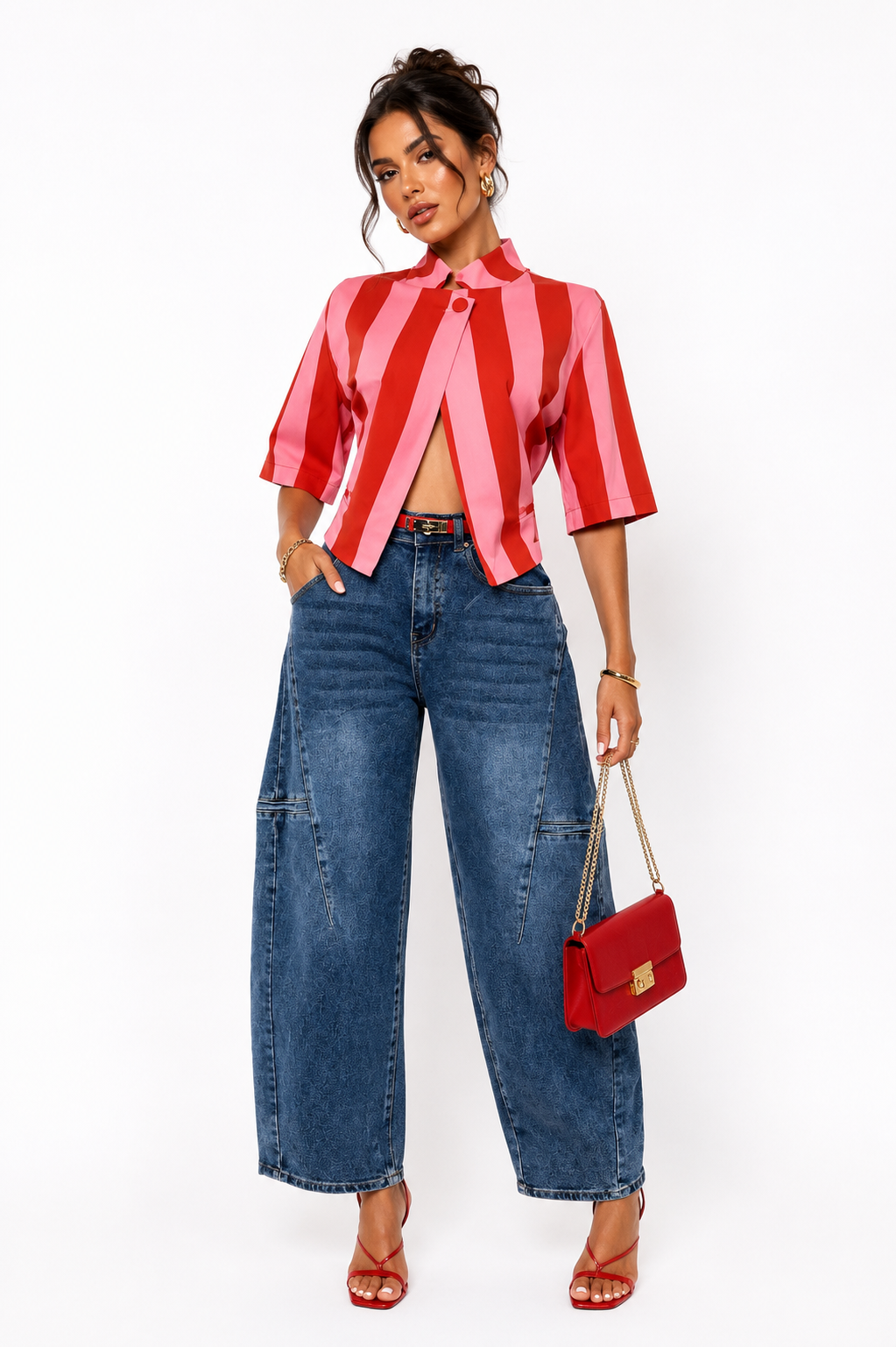 SCARLETT STRIPE ITALIAN JACKET