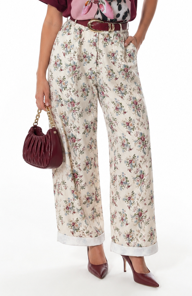 EMILIA FLORAL ITALIAN PANTS