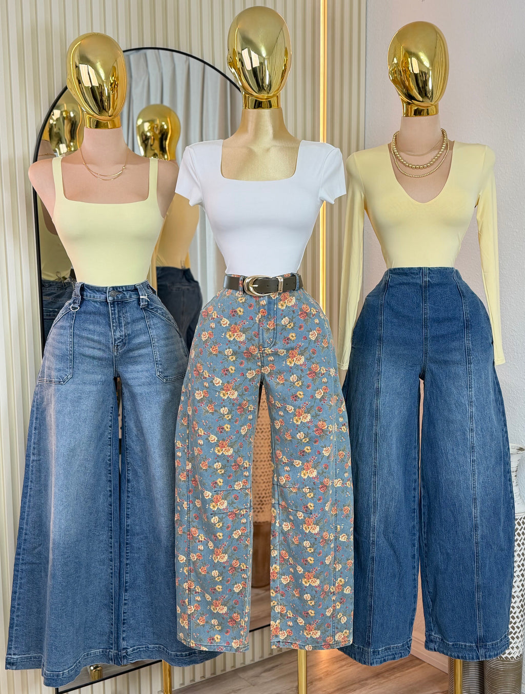 ZELIA SEAM BARREL JEANS