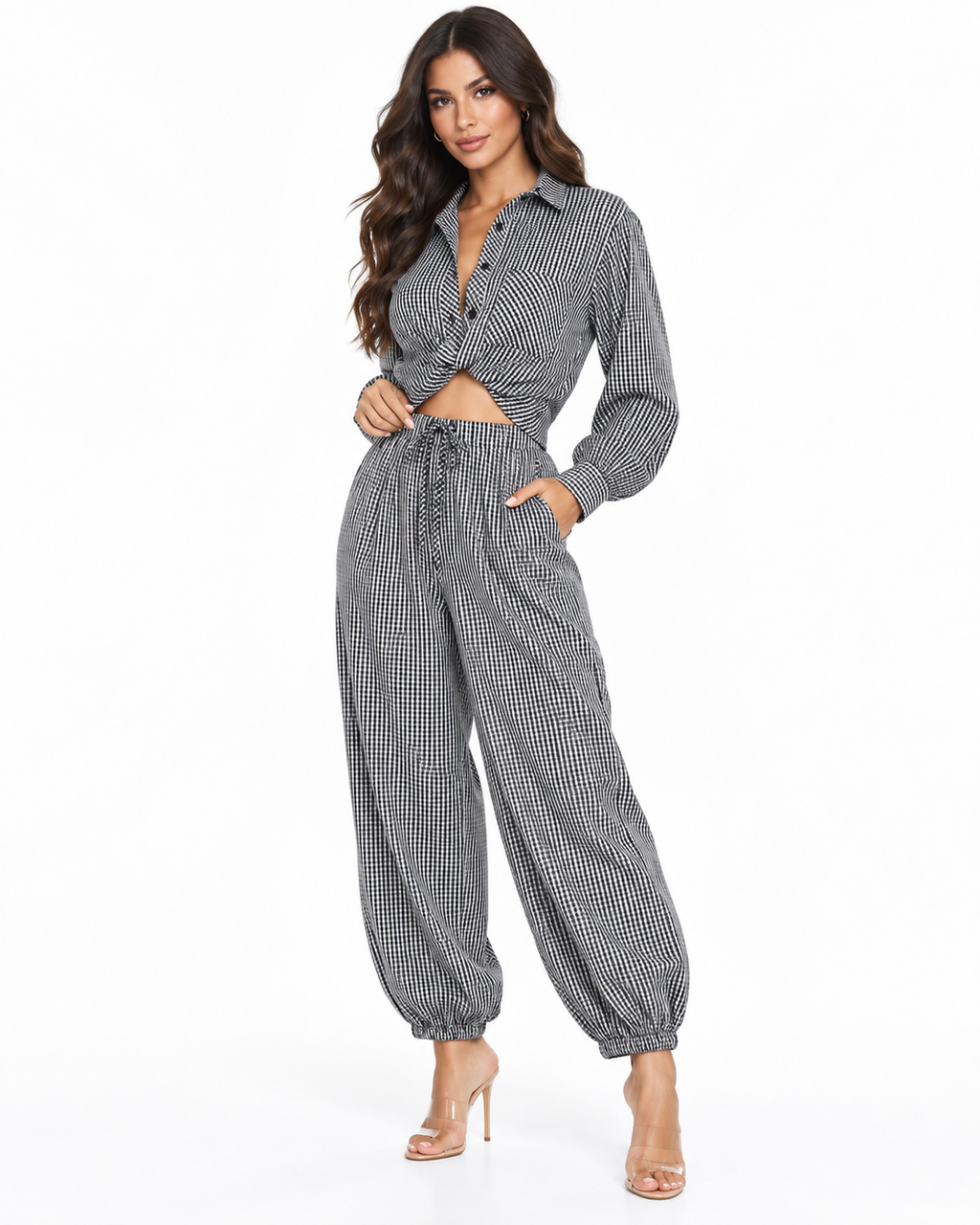 ADELINE GINGHAM SET