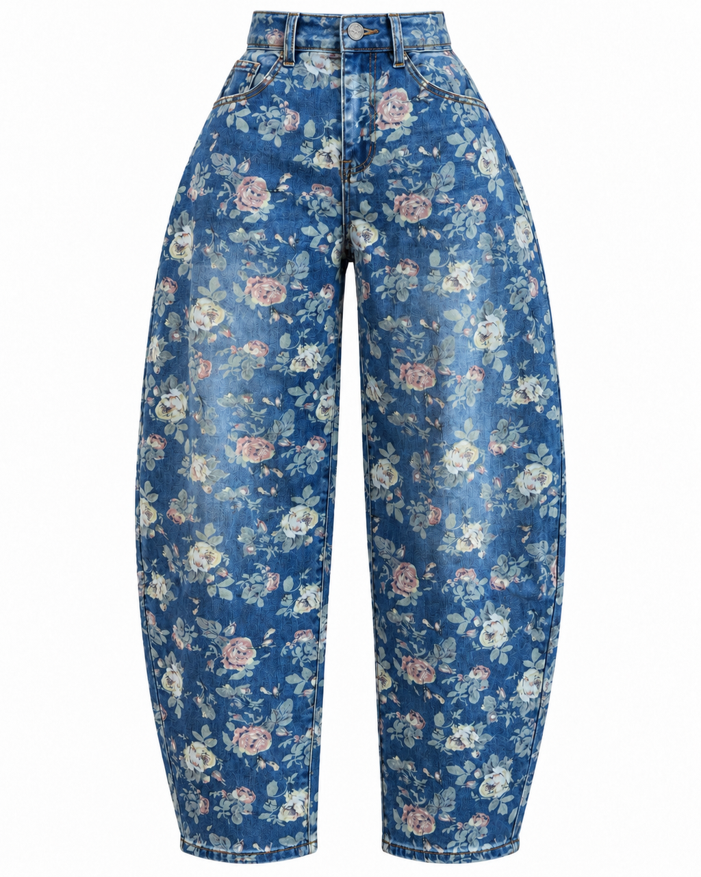 SECRET GARDEN BARREL JEANS