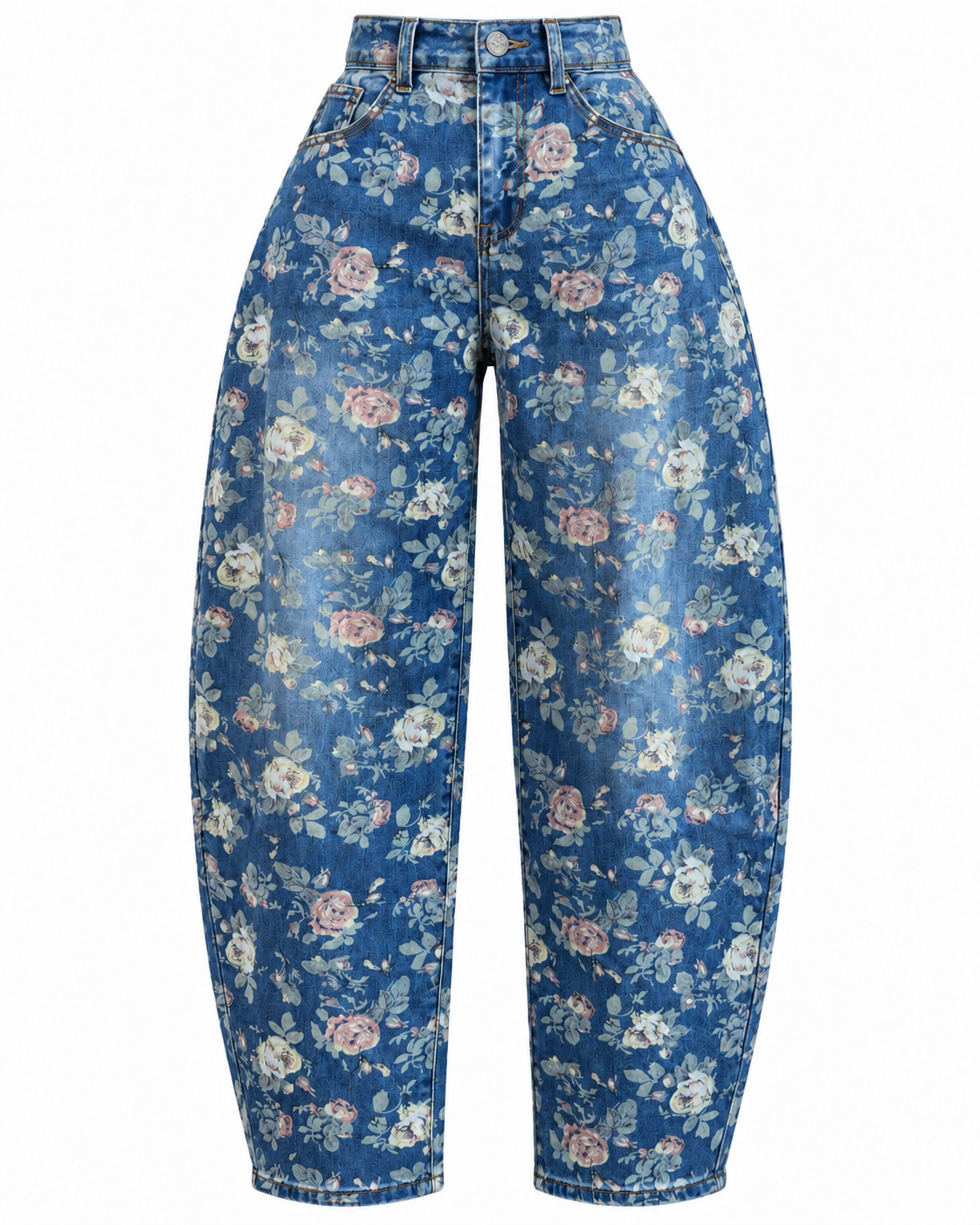 SECRET GARDEN BARREL JEANS