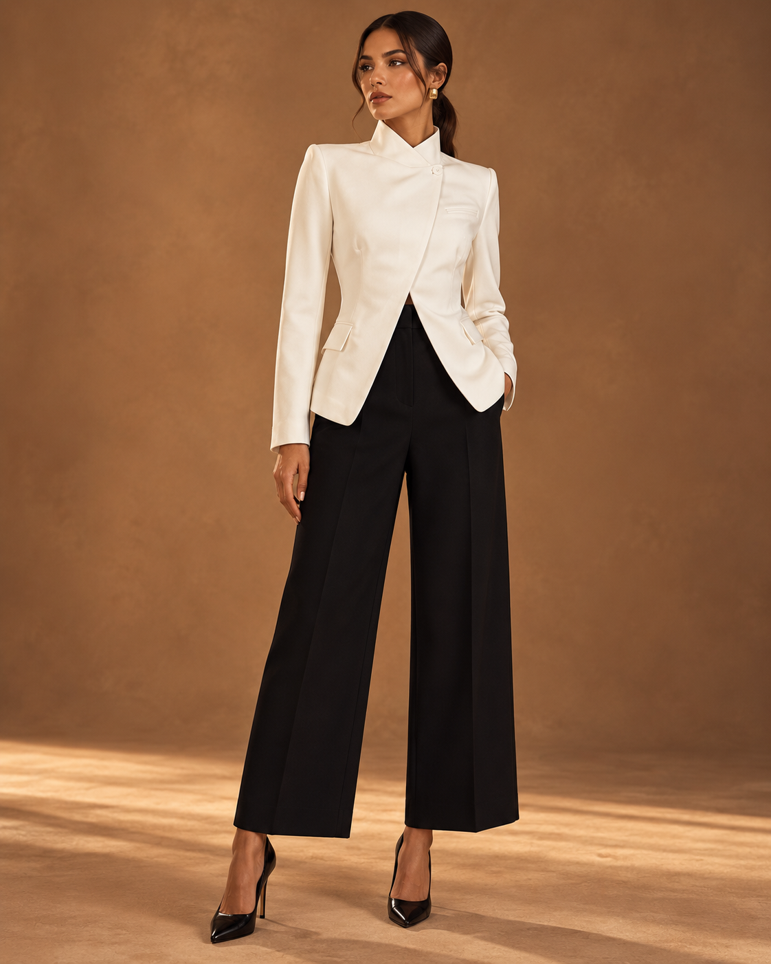 VIVIENNE TAILORED SET (BLAZER WHITE)