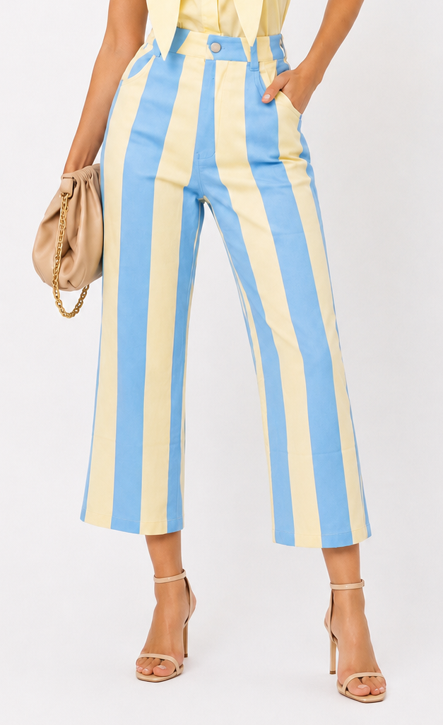 RIVIERA STRIPE PANTS