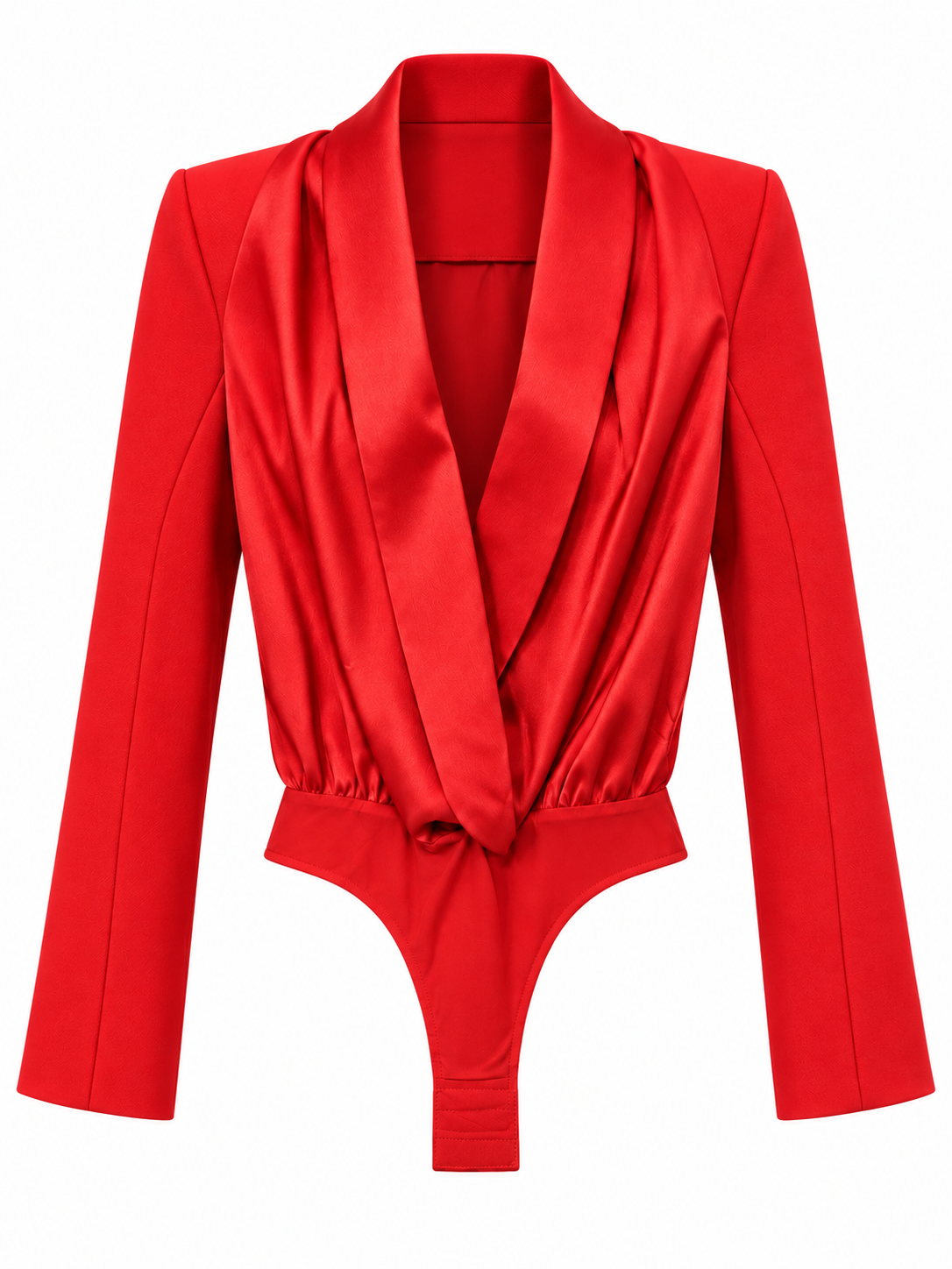 LUXE SATIN BLAZER BODYSUIT