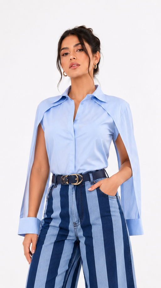VIVIEN CAPE SHIRT