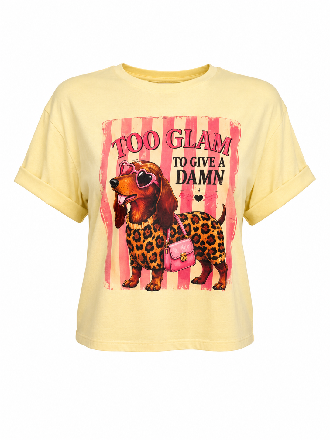 LOLA GRAPHIC T-SHIRT YELLOW