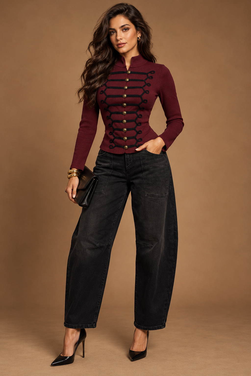 IMPERIAL CHIC KNIT SWEATER