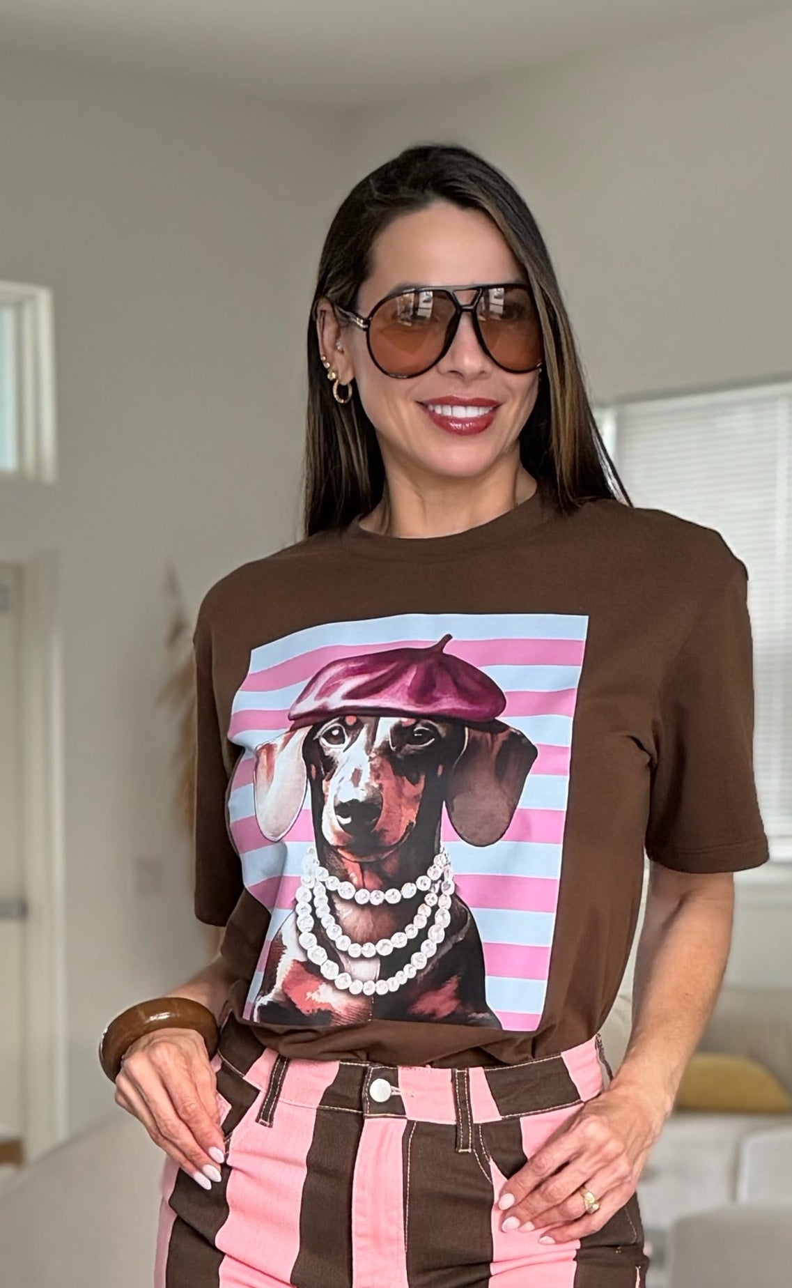 BARDOT GRAPHIC SHIRT