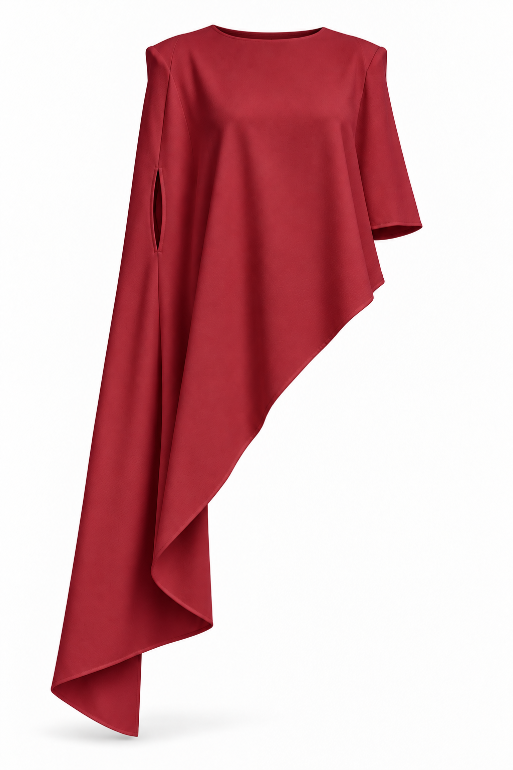 ÉLITE DRAPE ASYMMETRIC TOP