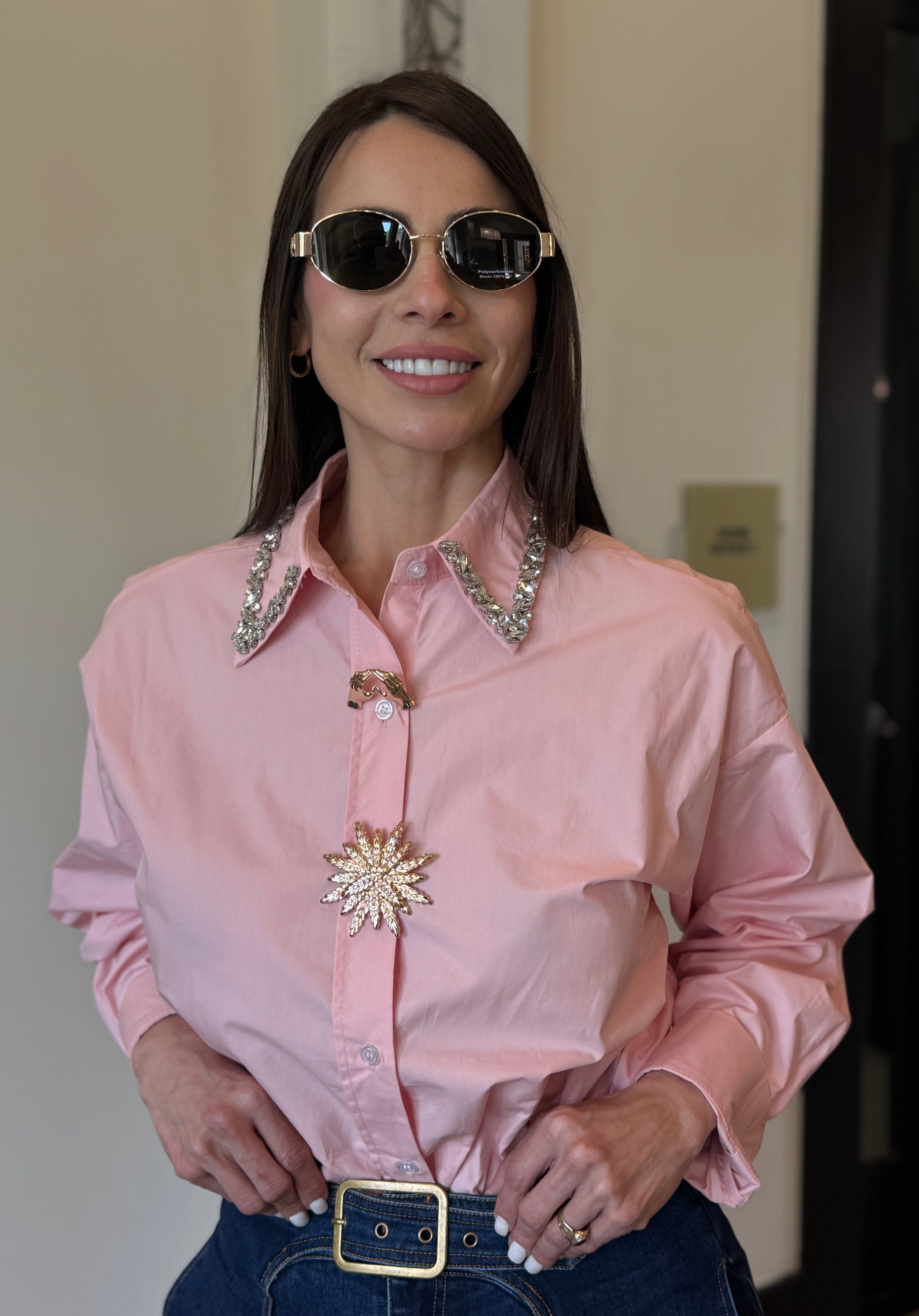 BLUSH REGALIA SHIRT