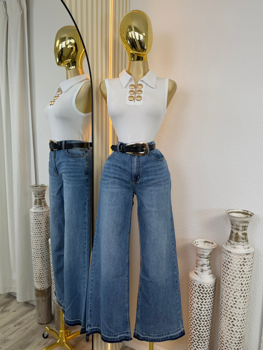 HARPER WIDE LEG JEANS