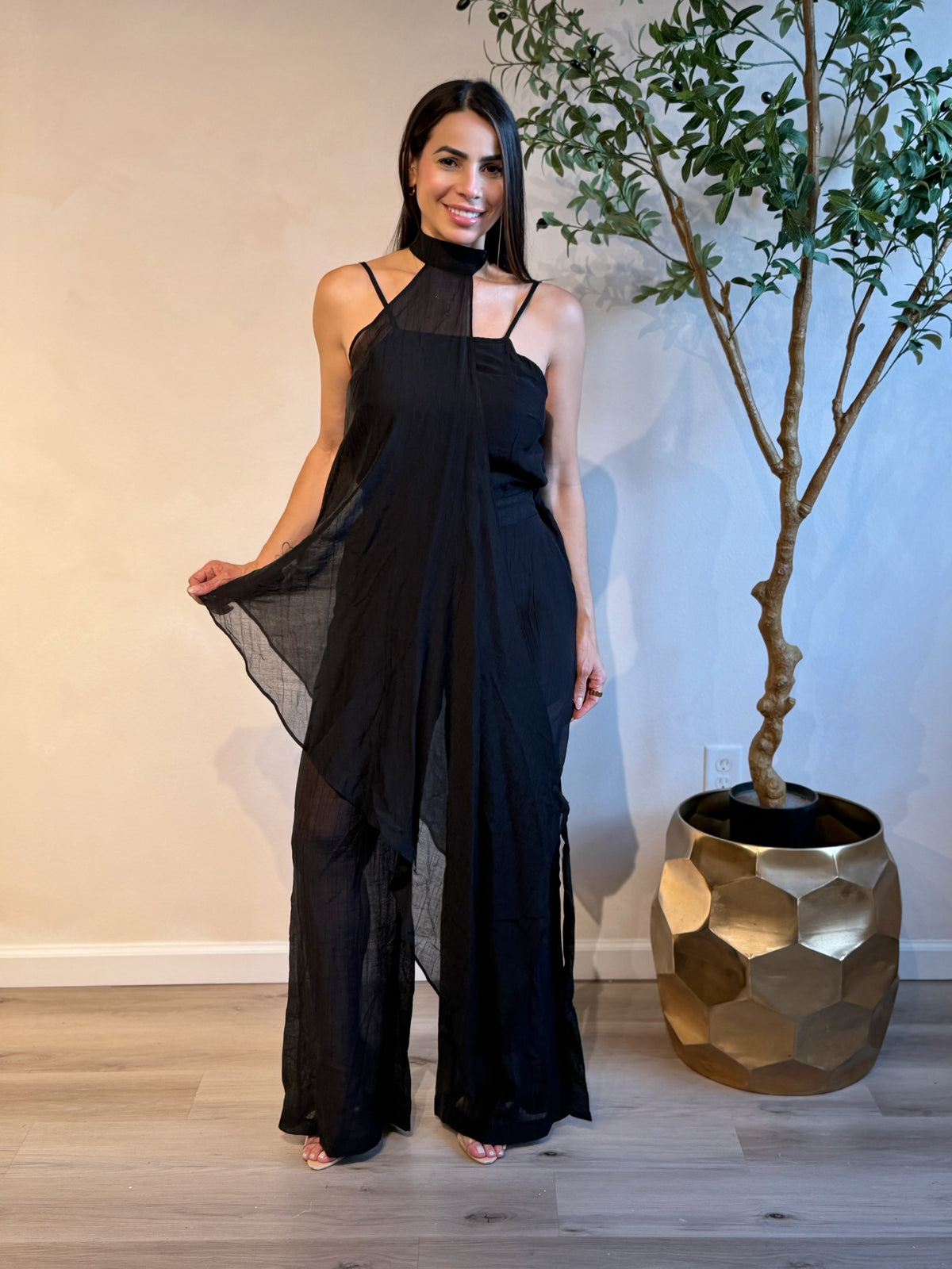 NOELIA SHEER JUMPSUIT