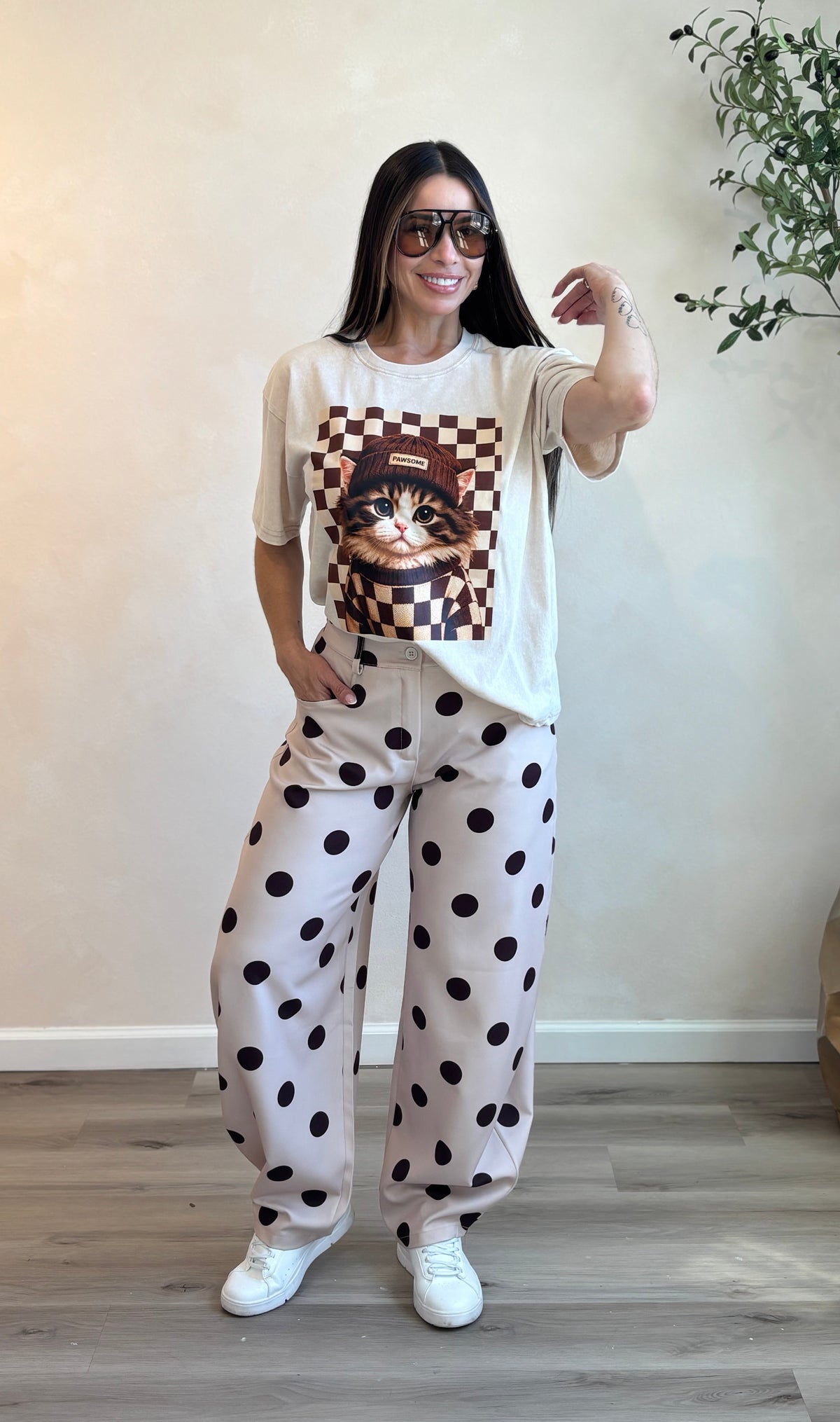 NADIA POLKA DOT PANTS